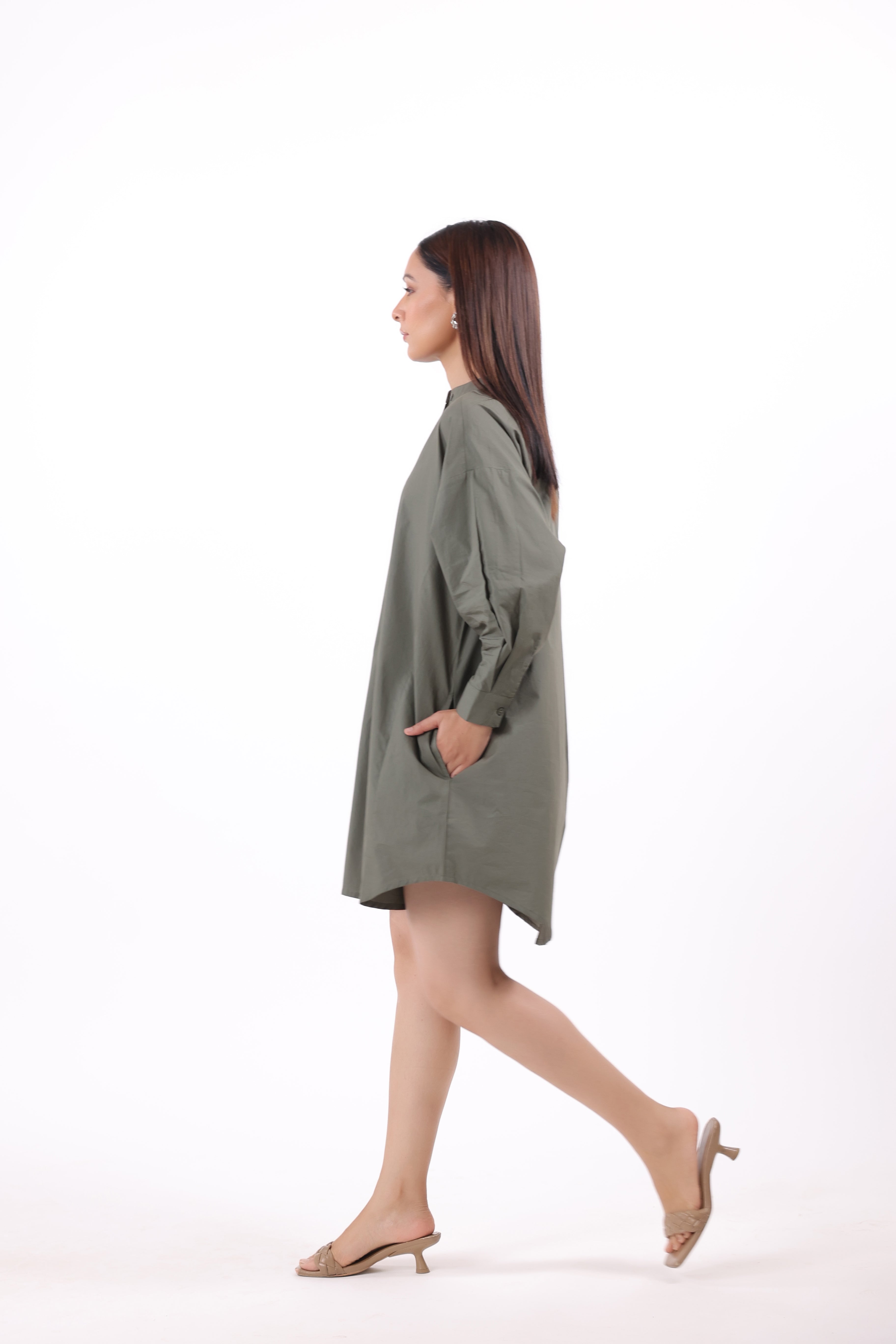Women’s Green Cotton Dress