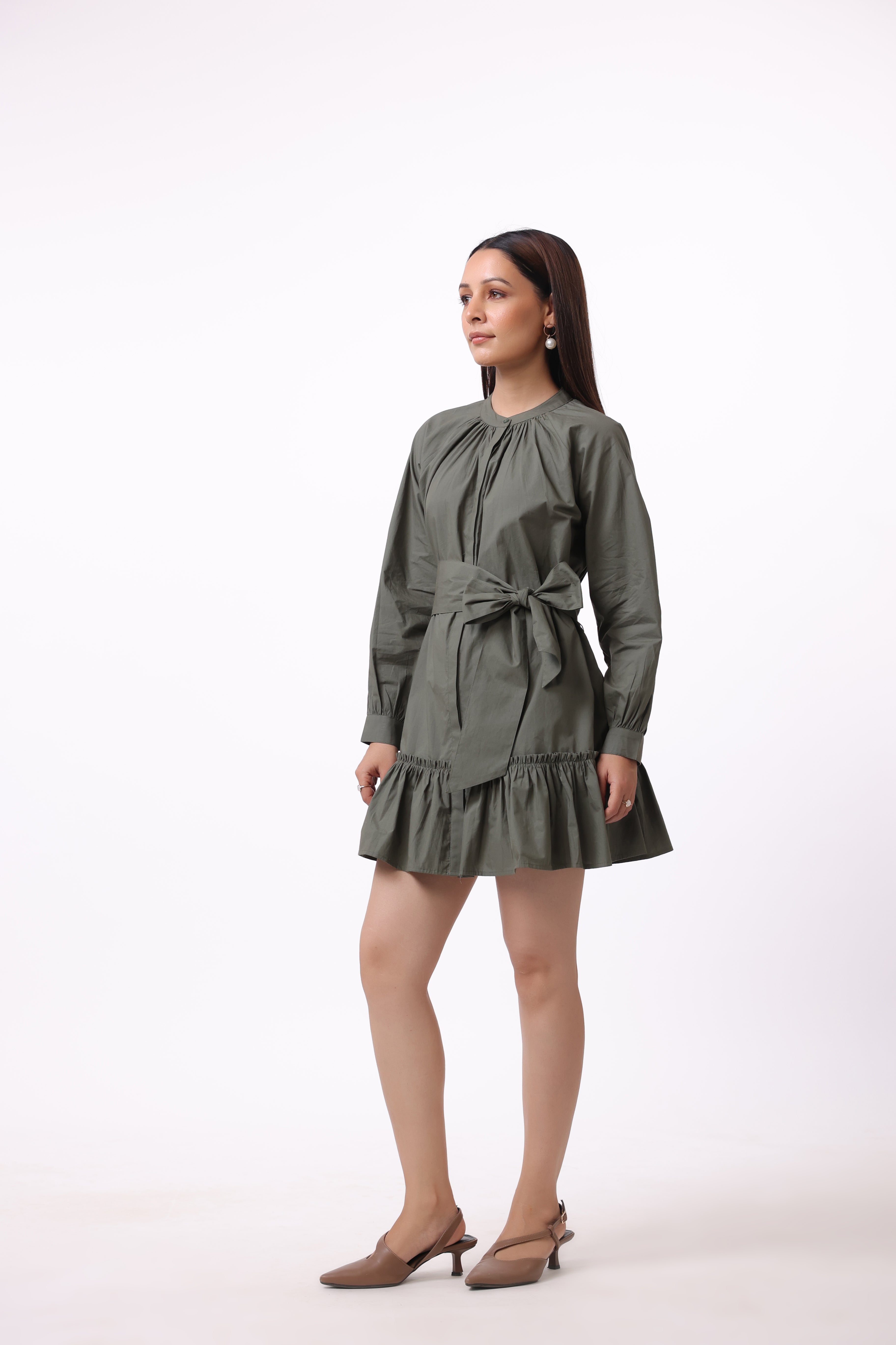 Women’s Green Cotton Dress