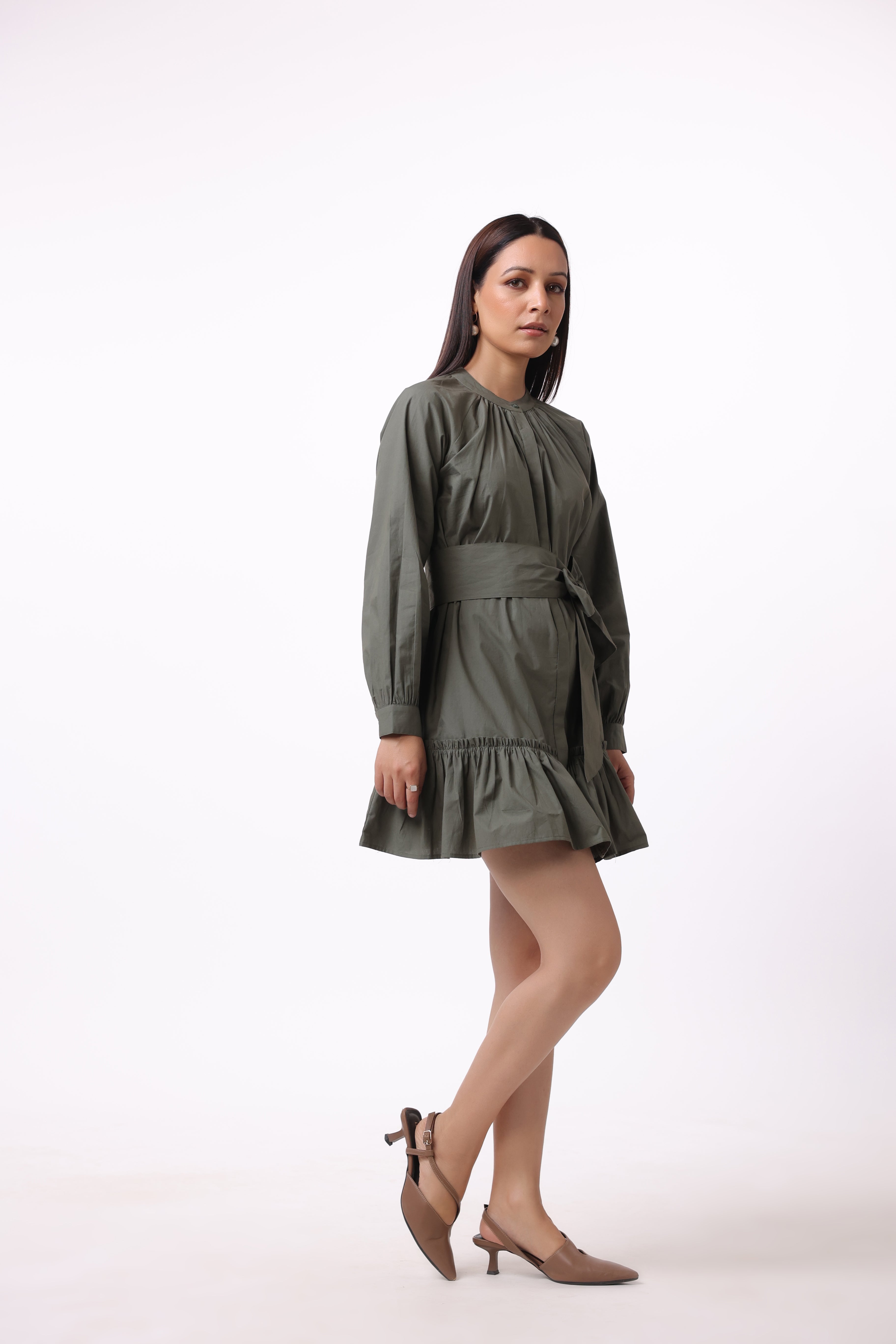 Women’s Green Cotton Dress