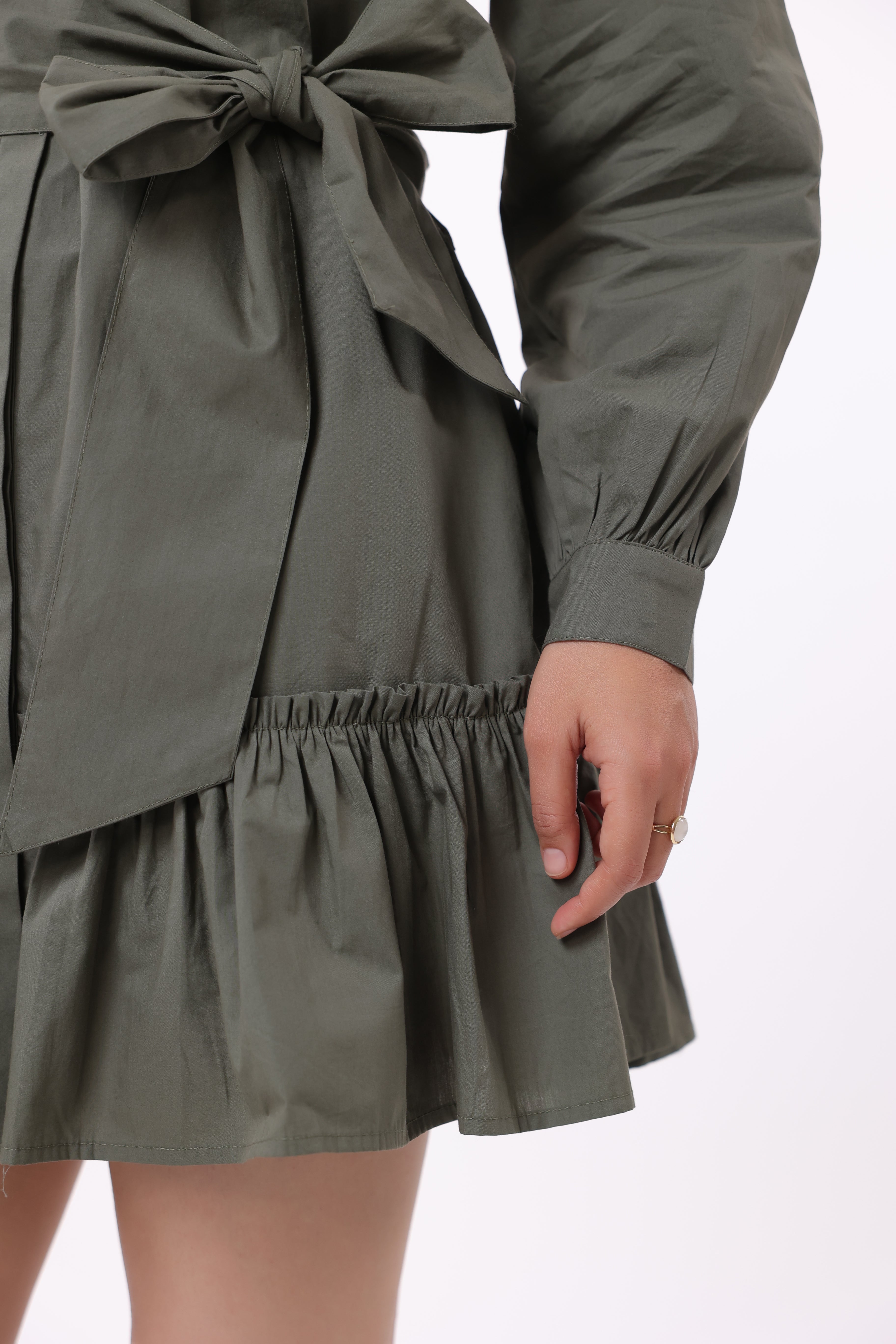 Women’s Green Cotton Dress