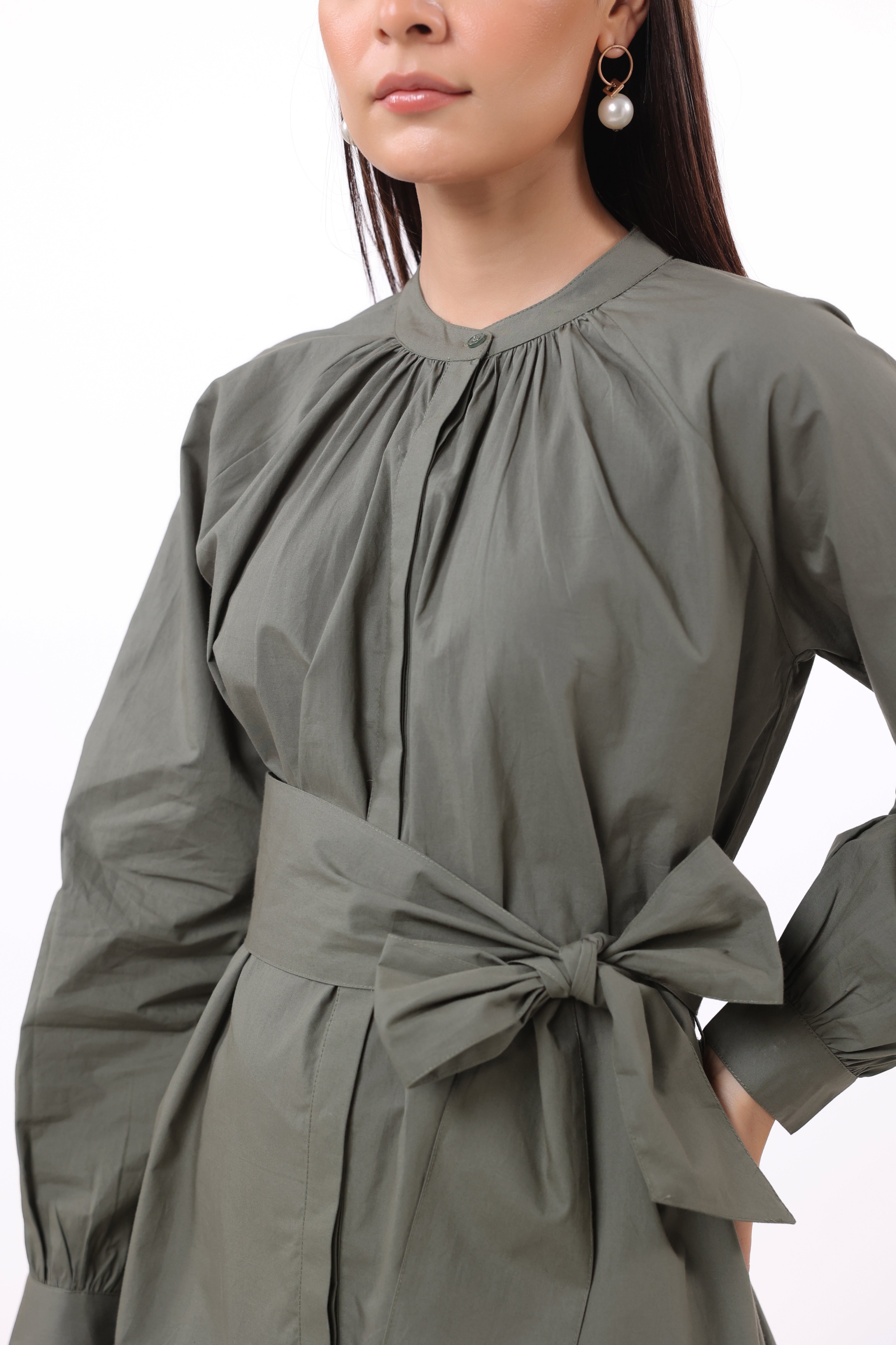 Women’s Green Cotton Dress