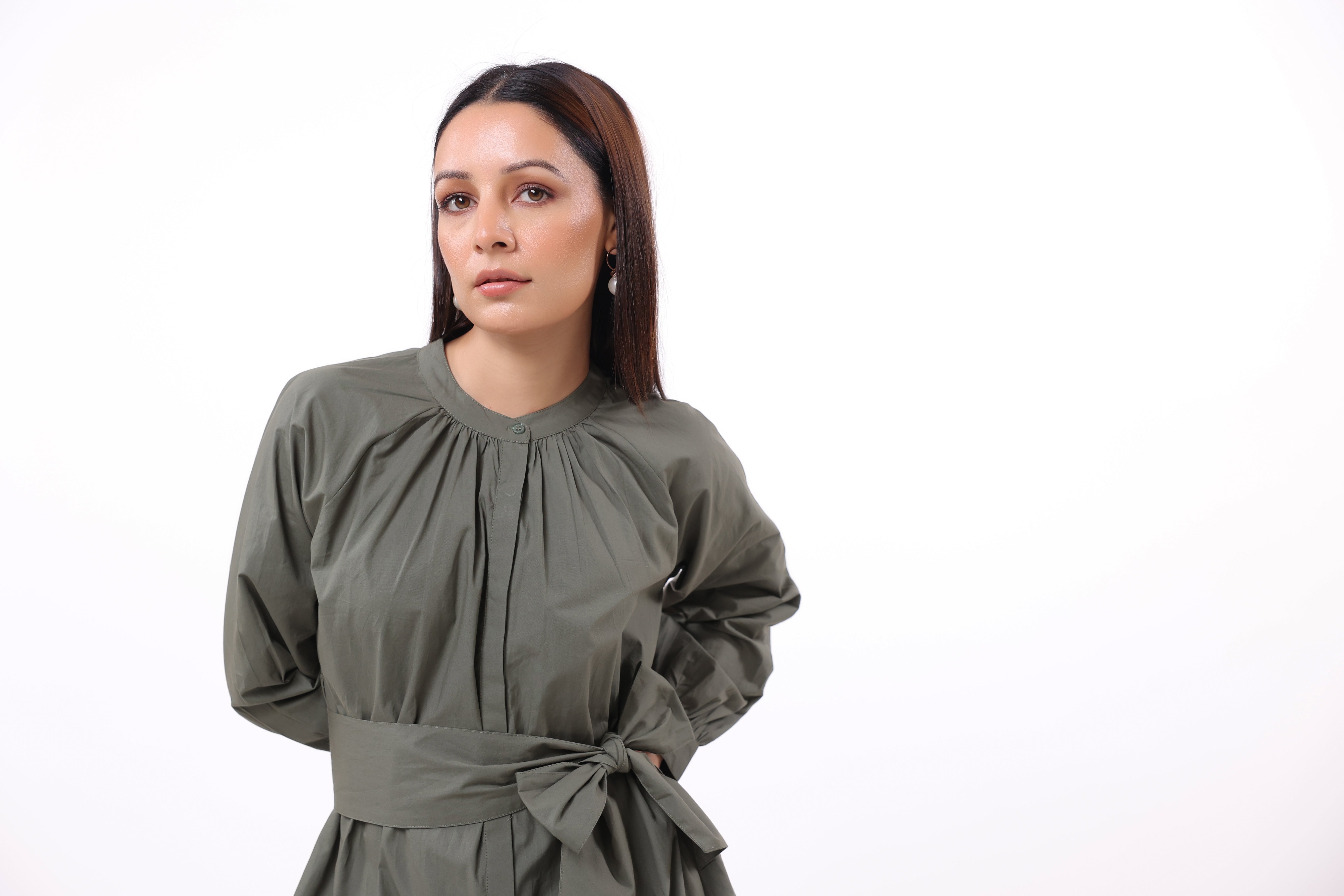 Women’s Green Cotton Dress
