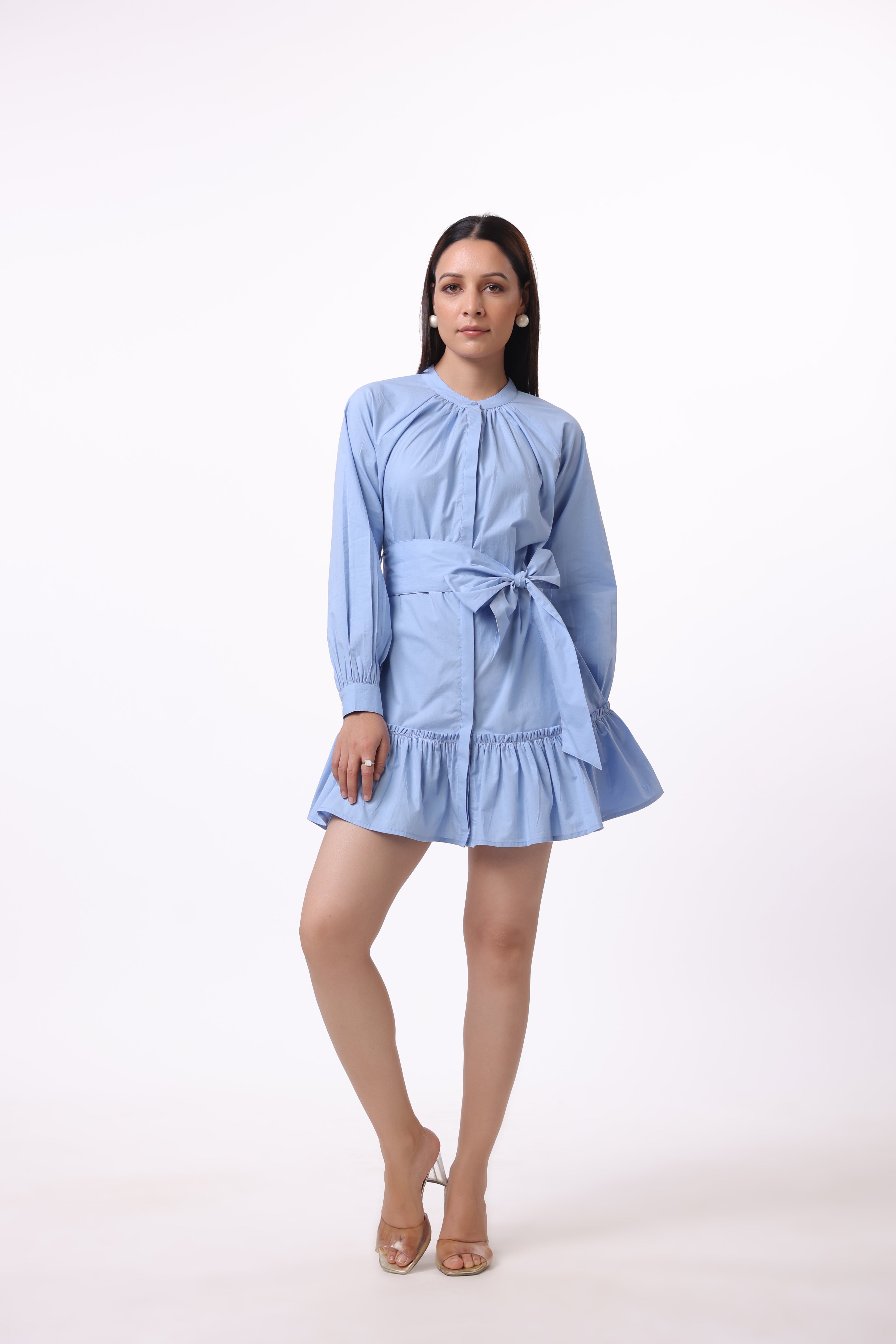 Women’s Blue Cotton Dress