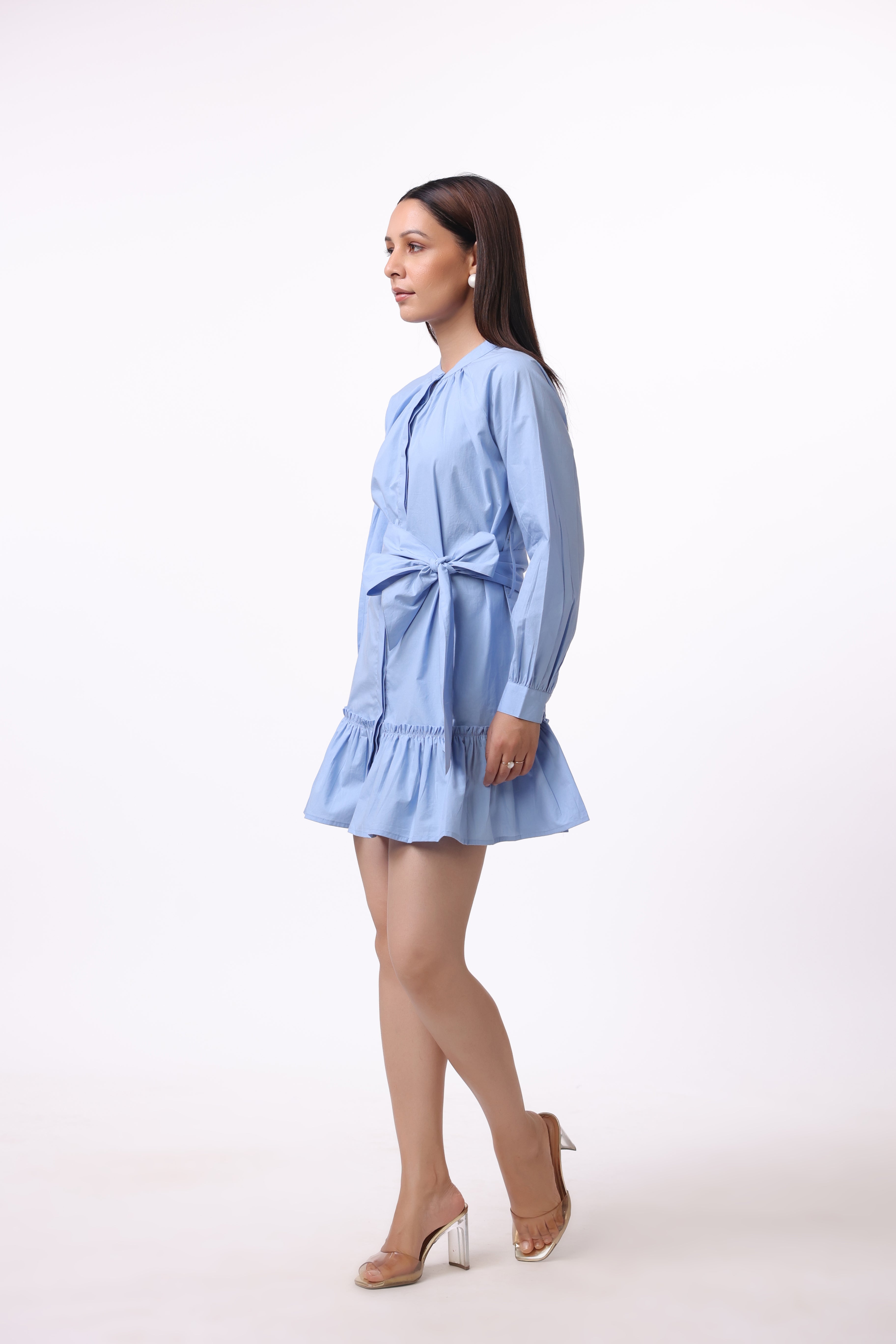 Women’s Blue Cotton Dress