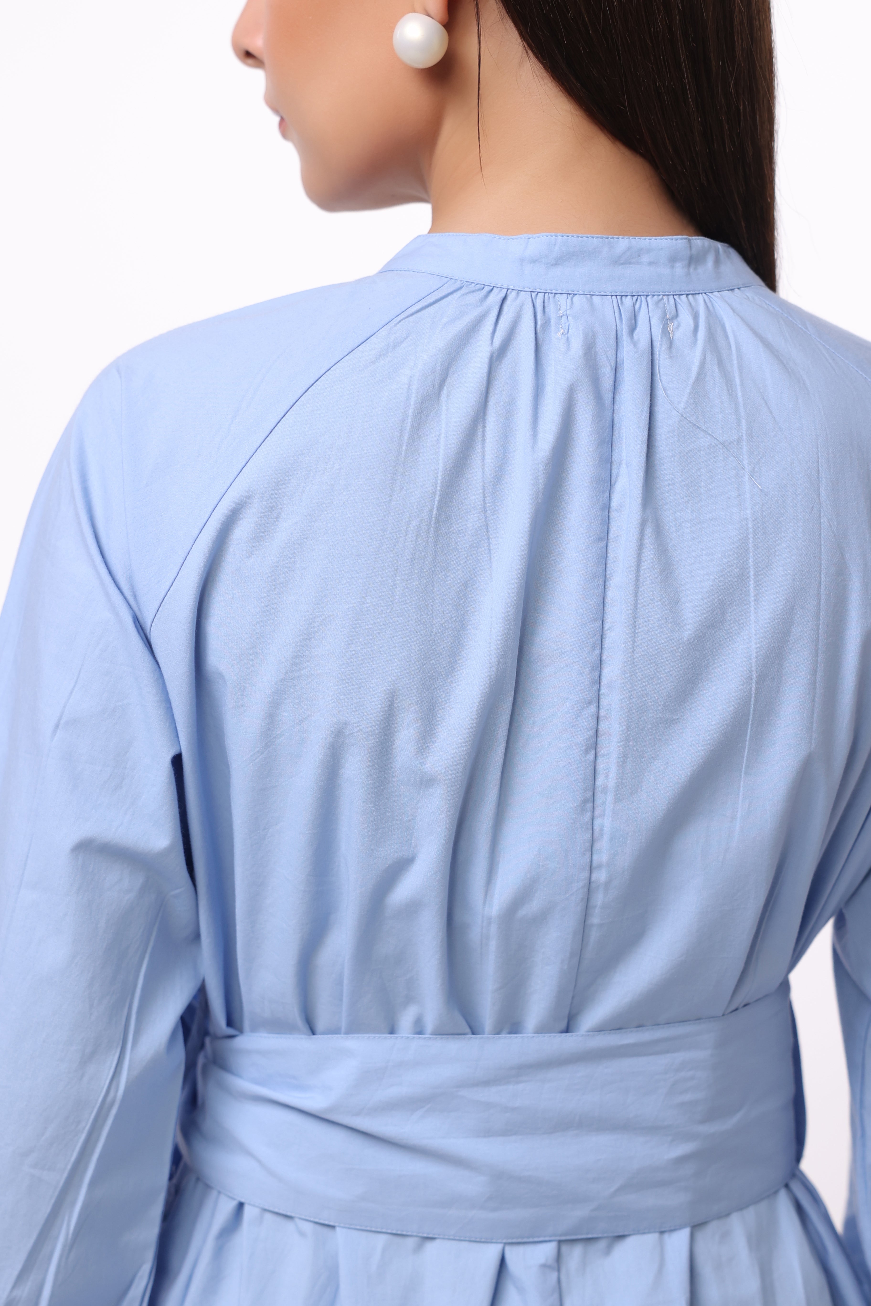 Women’s Blue Cotton Dress