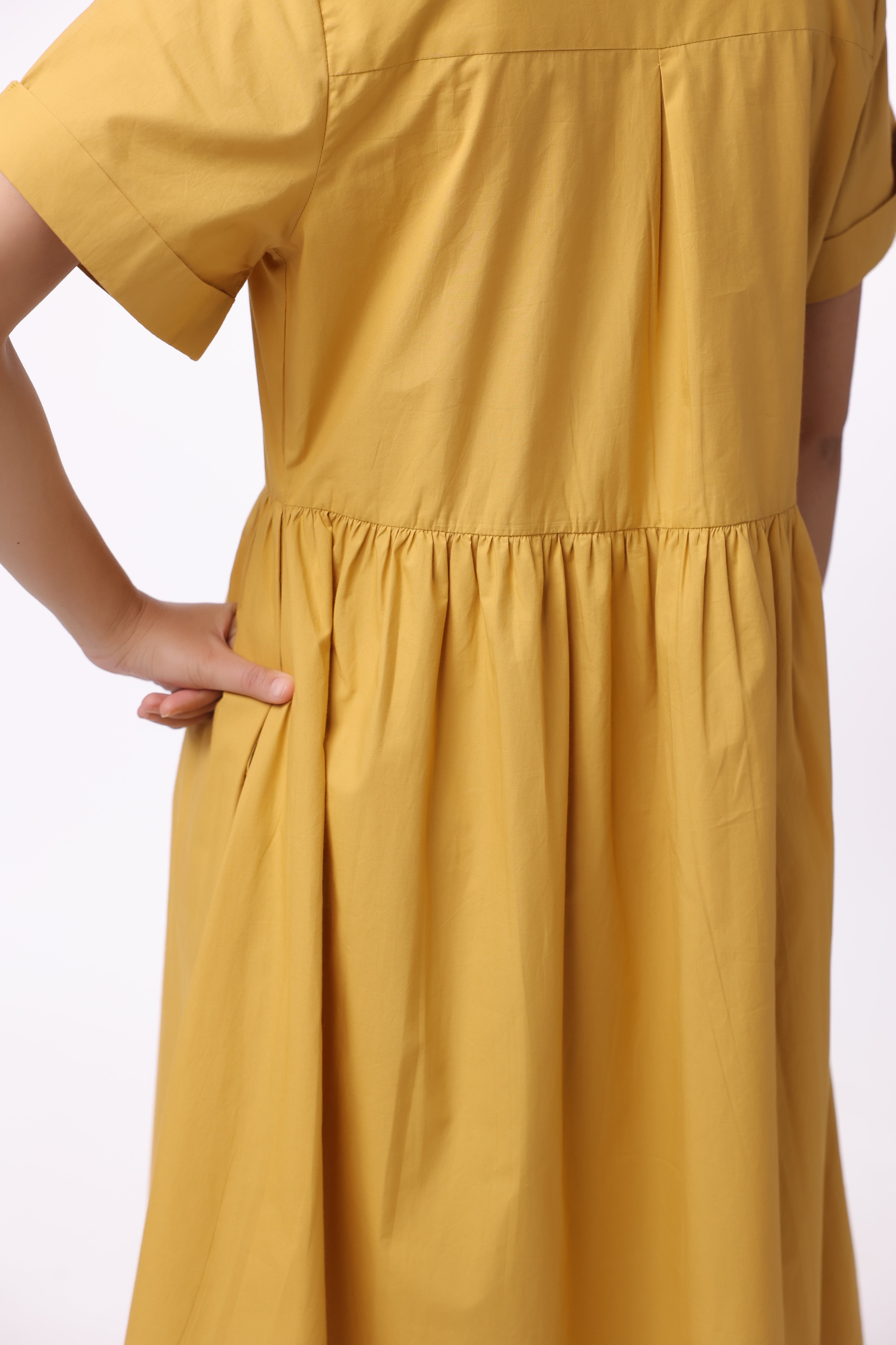 Women’s Yellow Cotton Dress