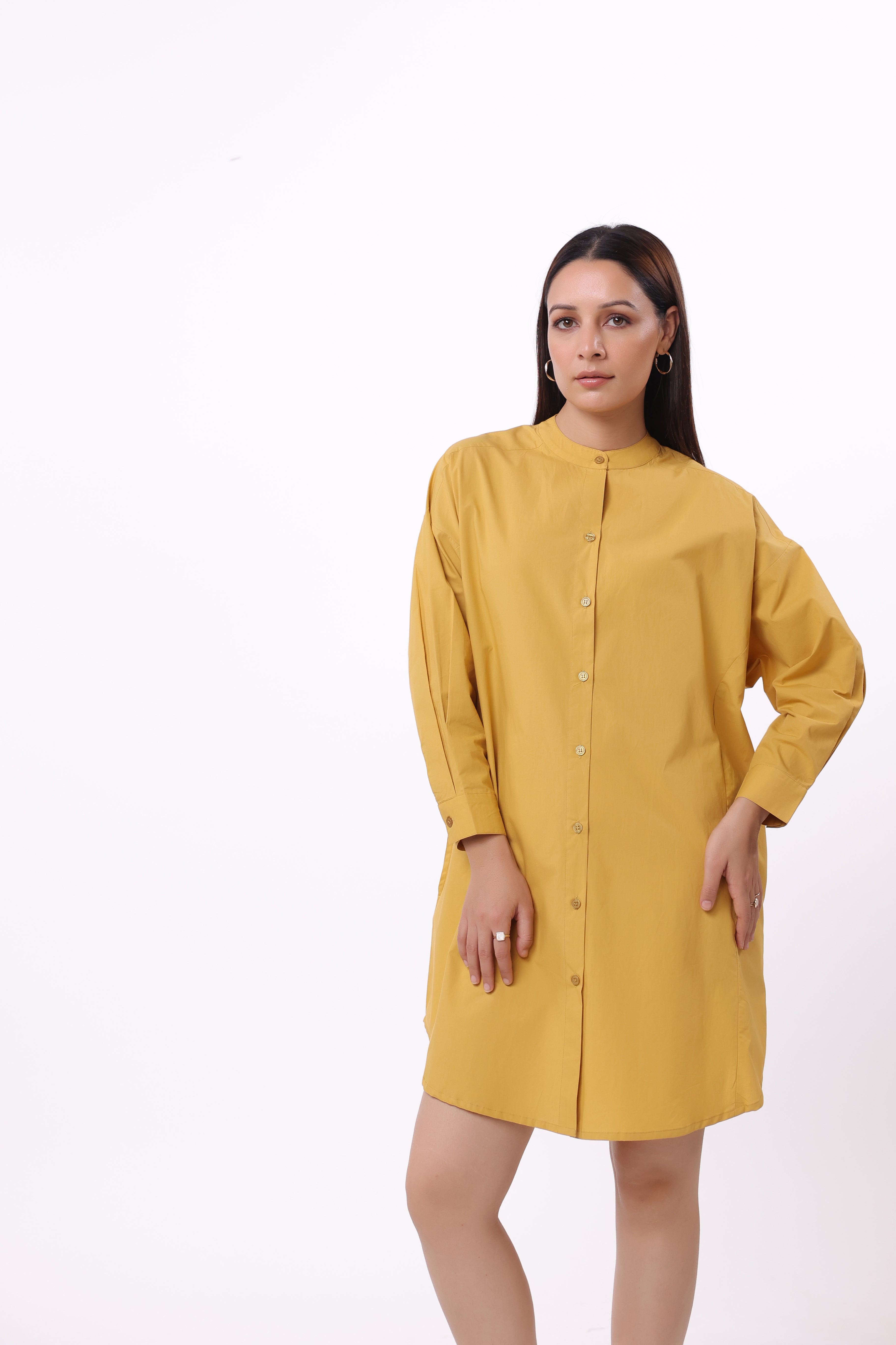 Women’s Yellow Cotton Dress