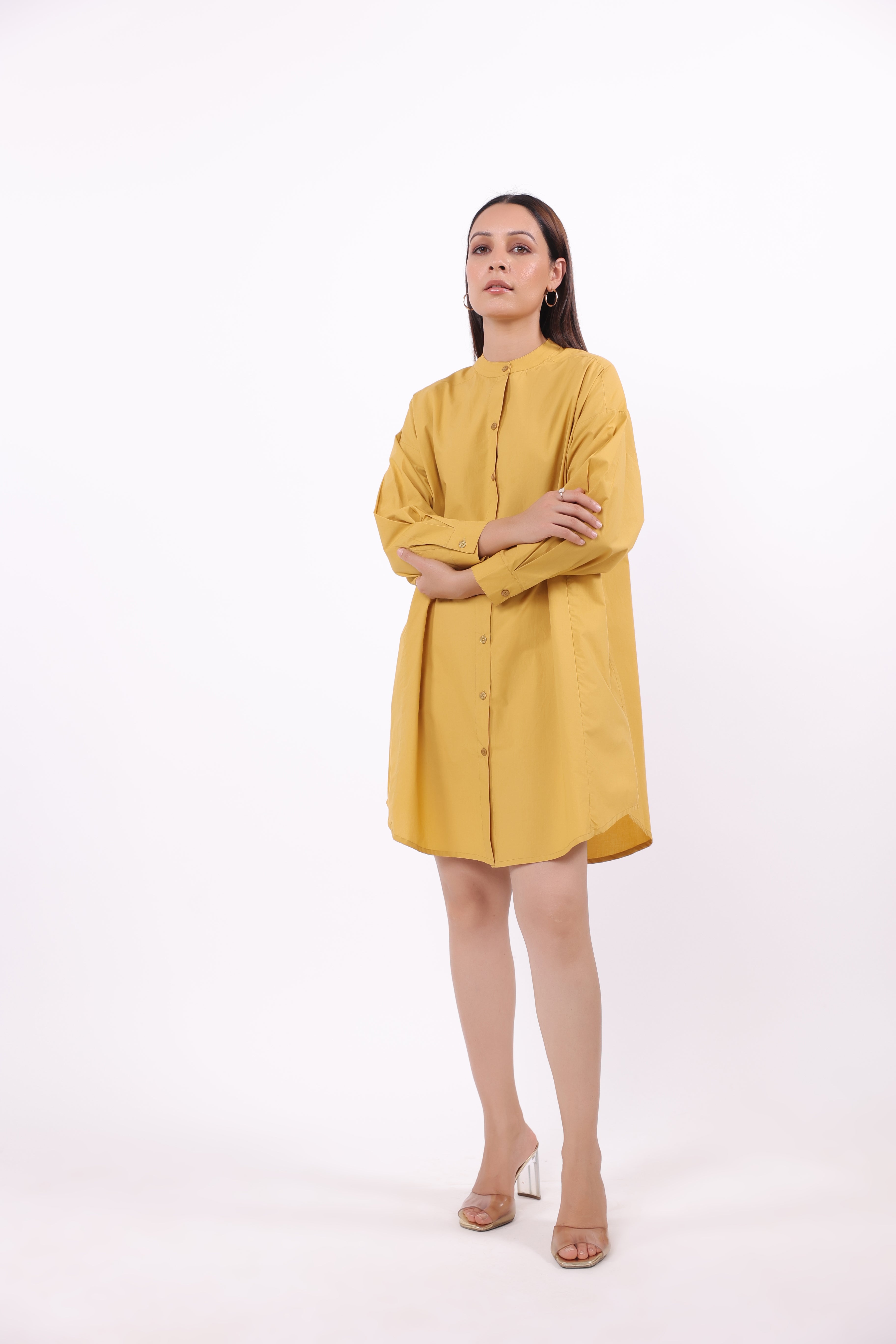 Women’s Yellow Cotton Dress