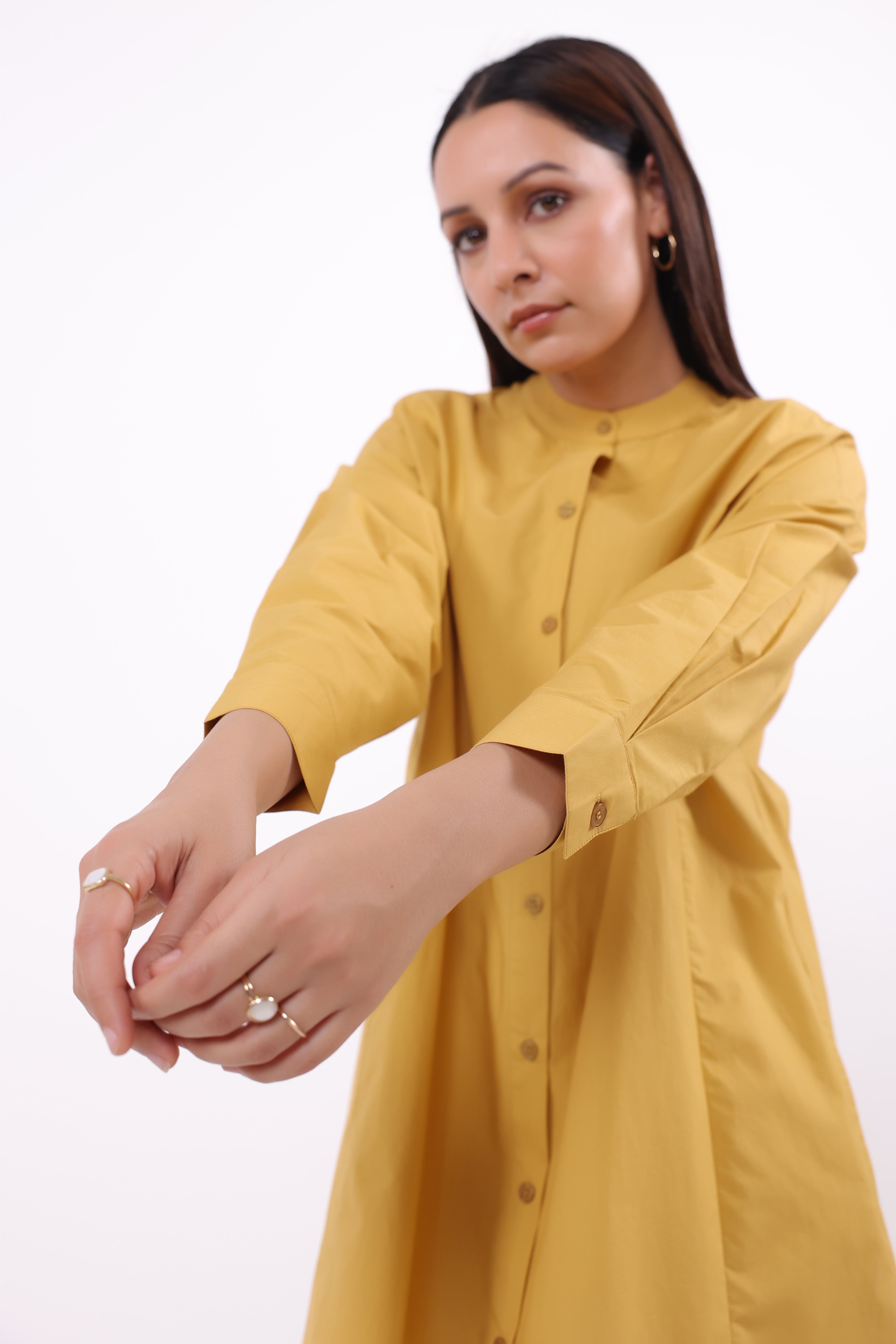 Women’s Yellow Cotton Dress