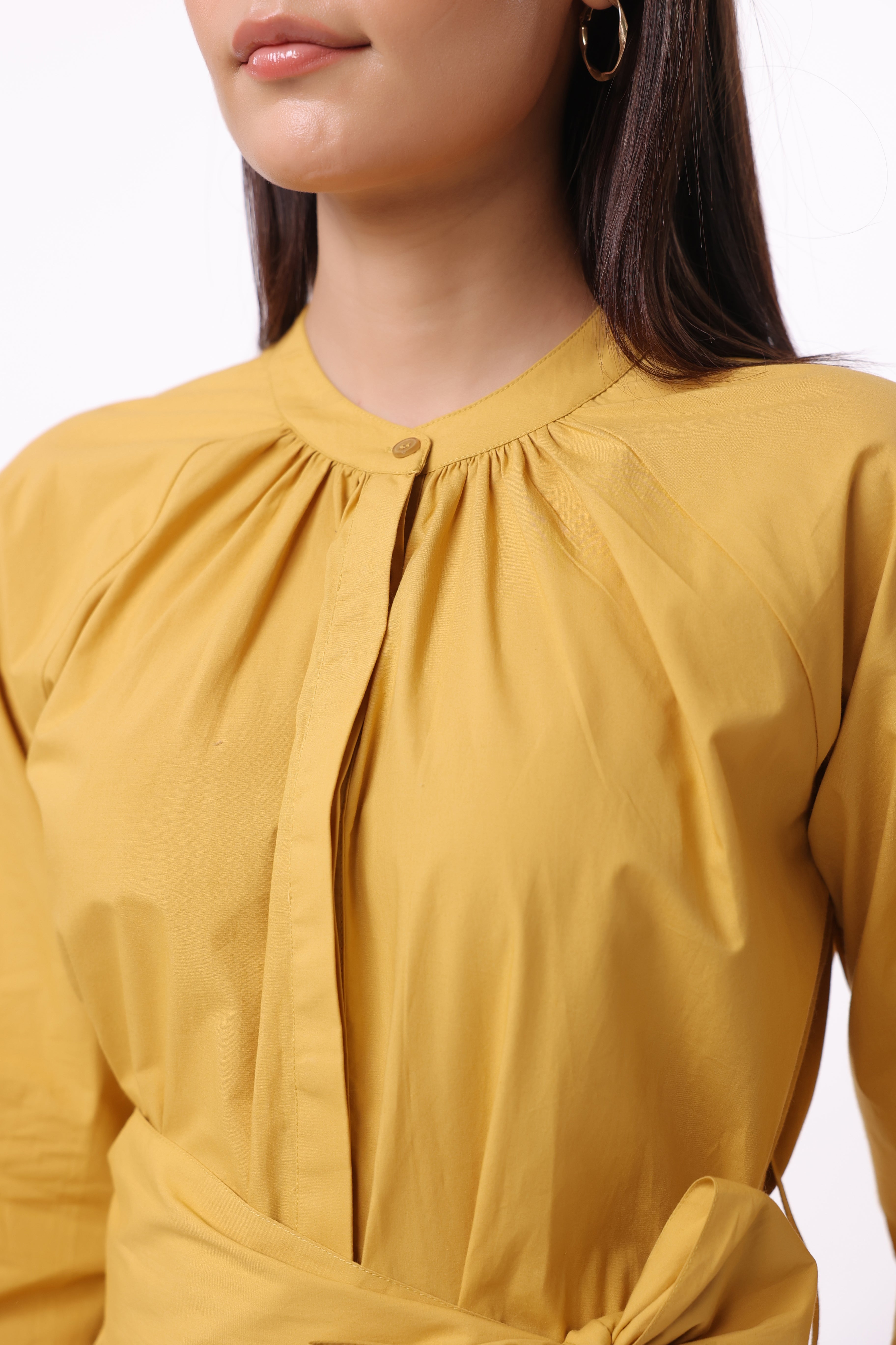 Women’s Yellow Cotton Dress