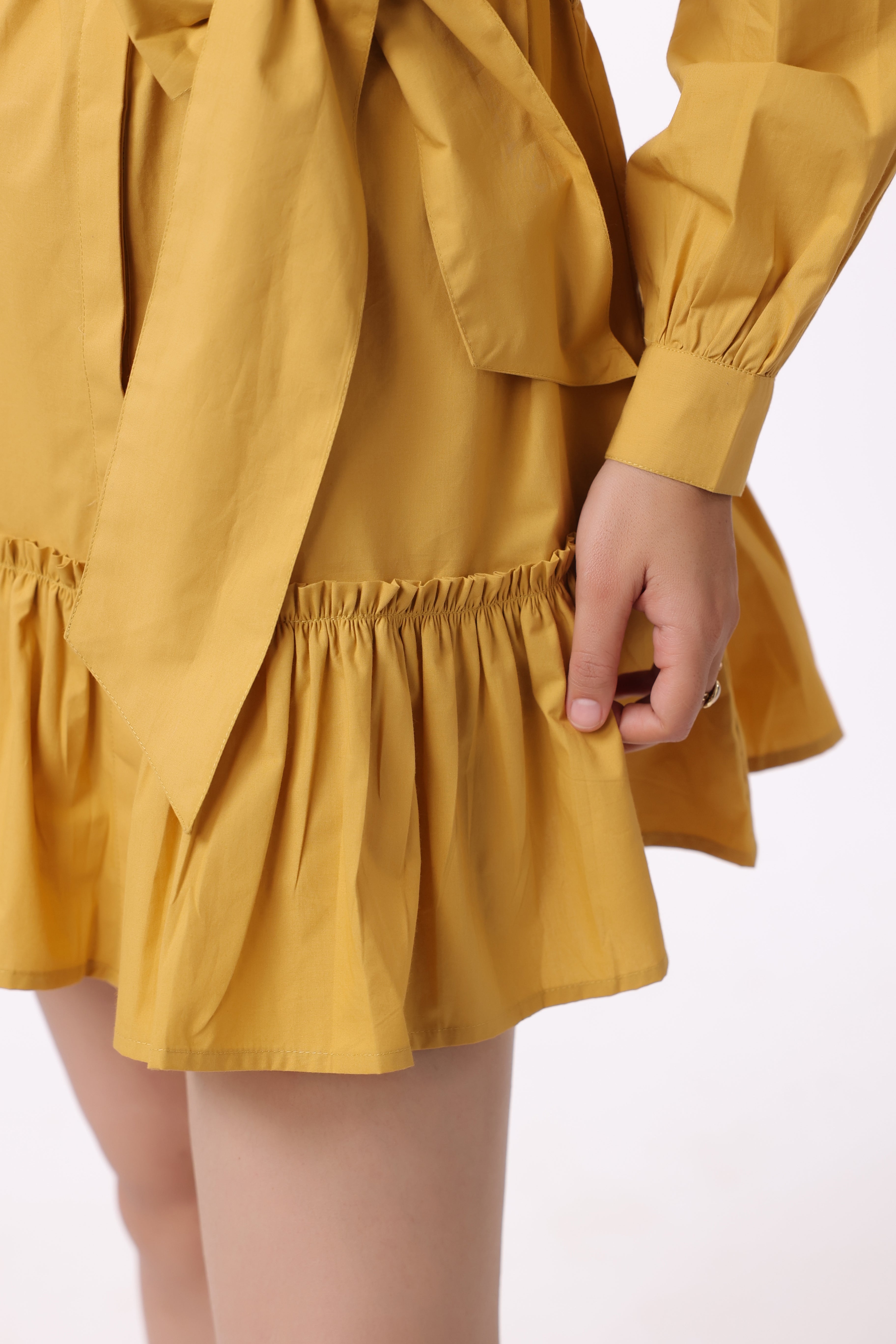 Women’s Yellow Cotton Dress