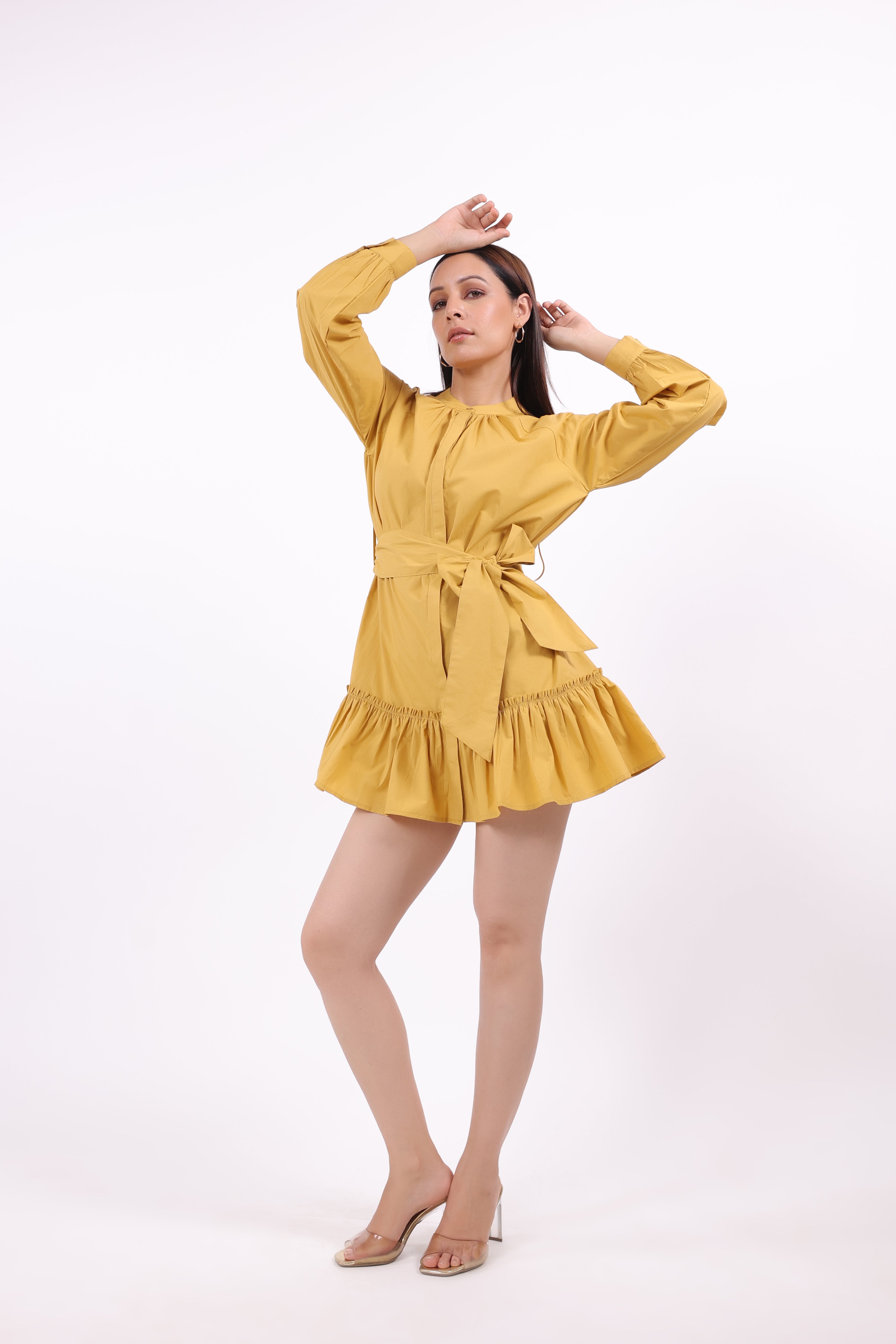 Women’s Yellow Cotton Dress