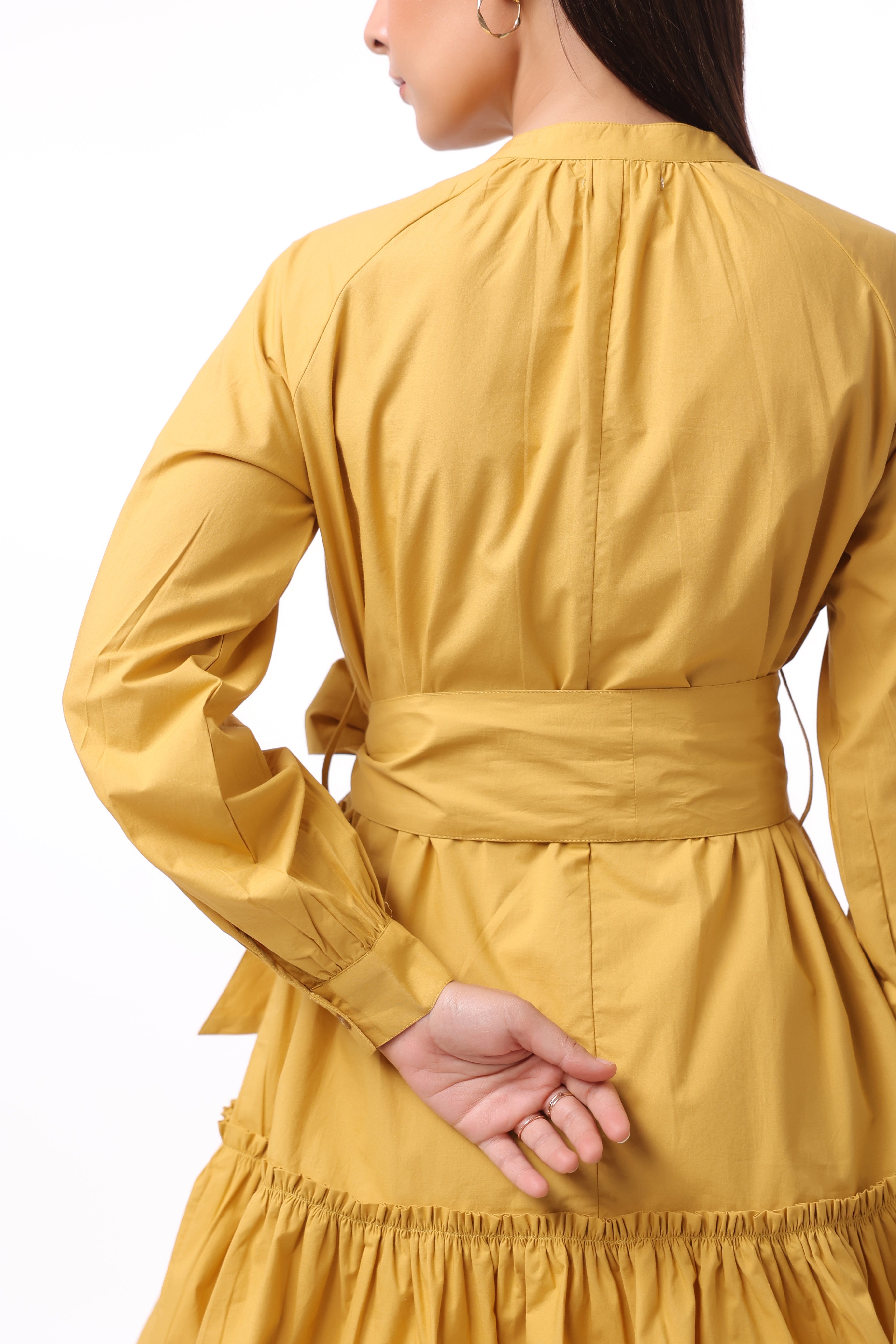 Women’s Yellow Cotton Dress