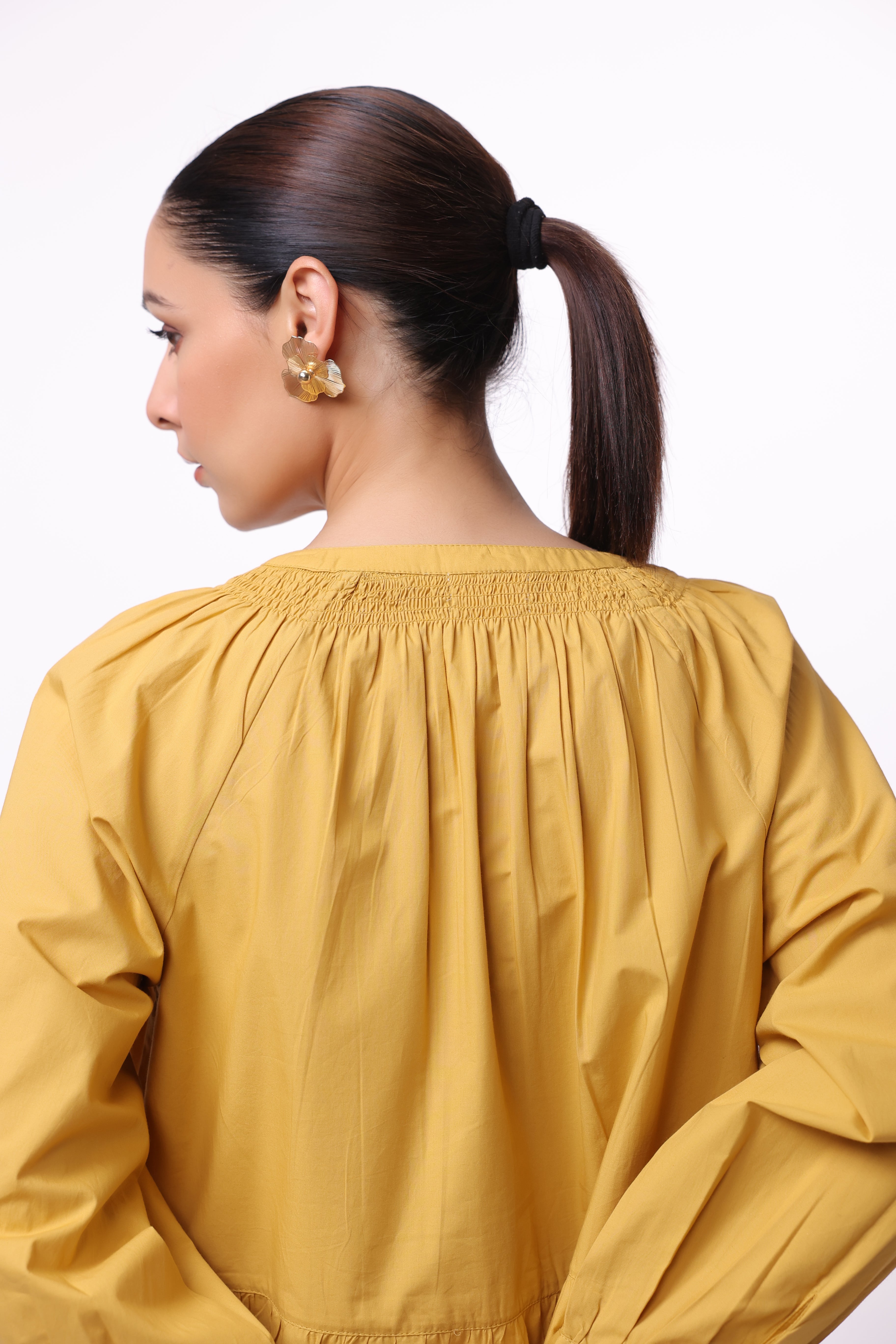 Women’s Yellow Cotton Dress