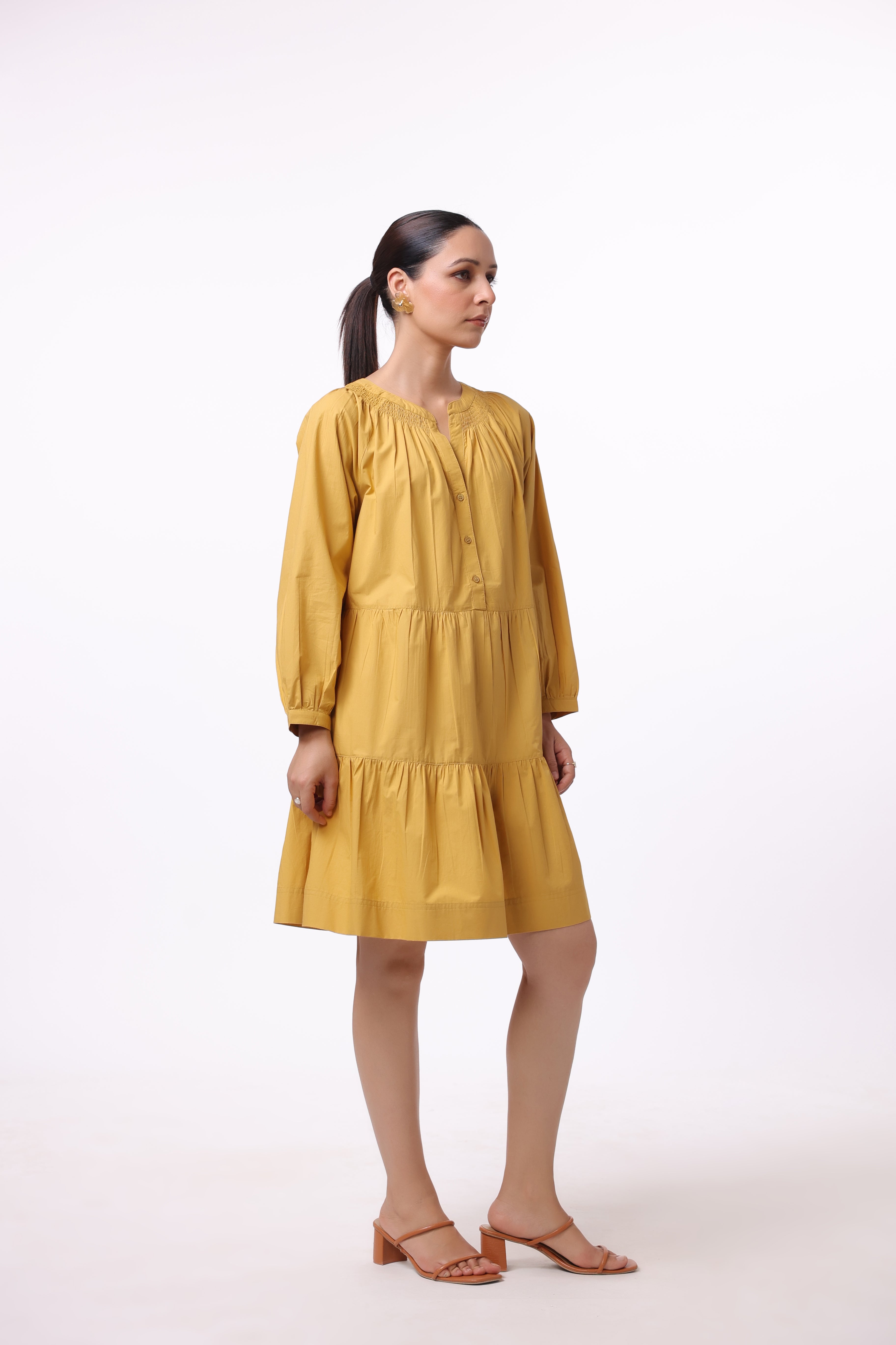 Women’s Yellow Cotton Dress
