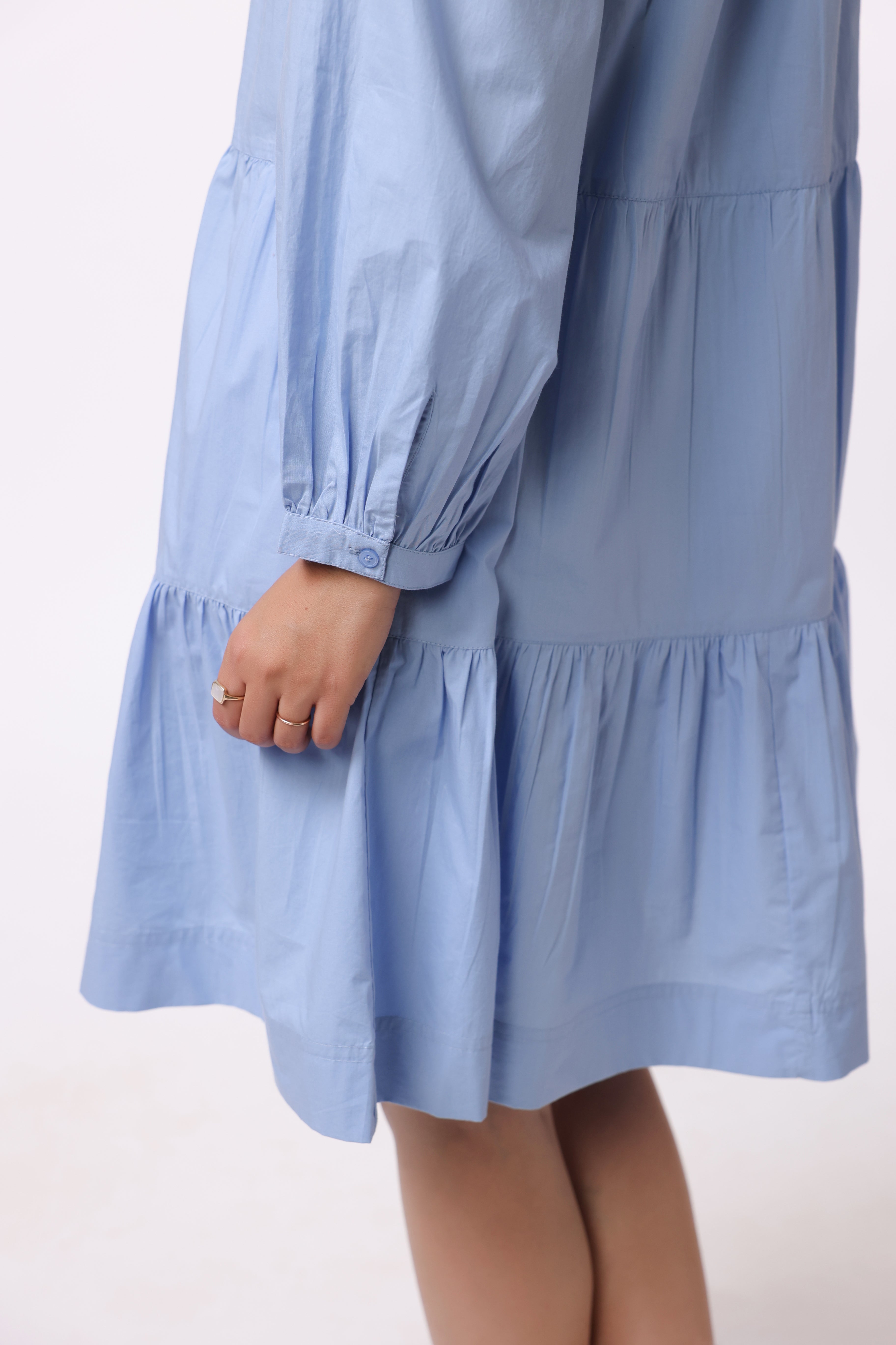 Women’s Blue Cotton Dress