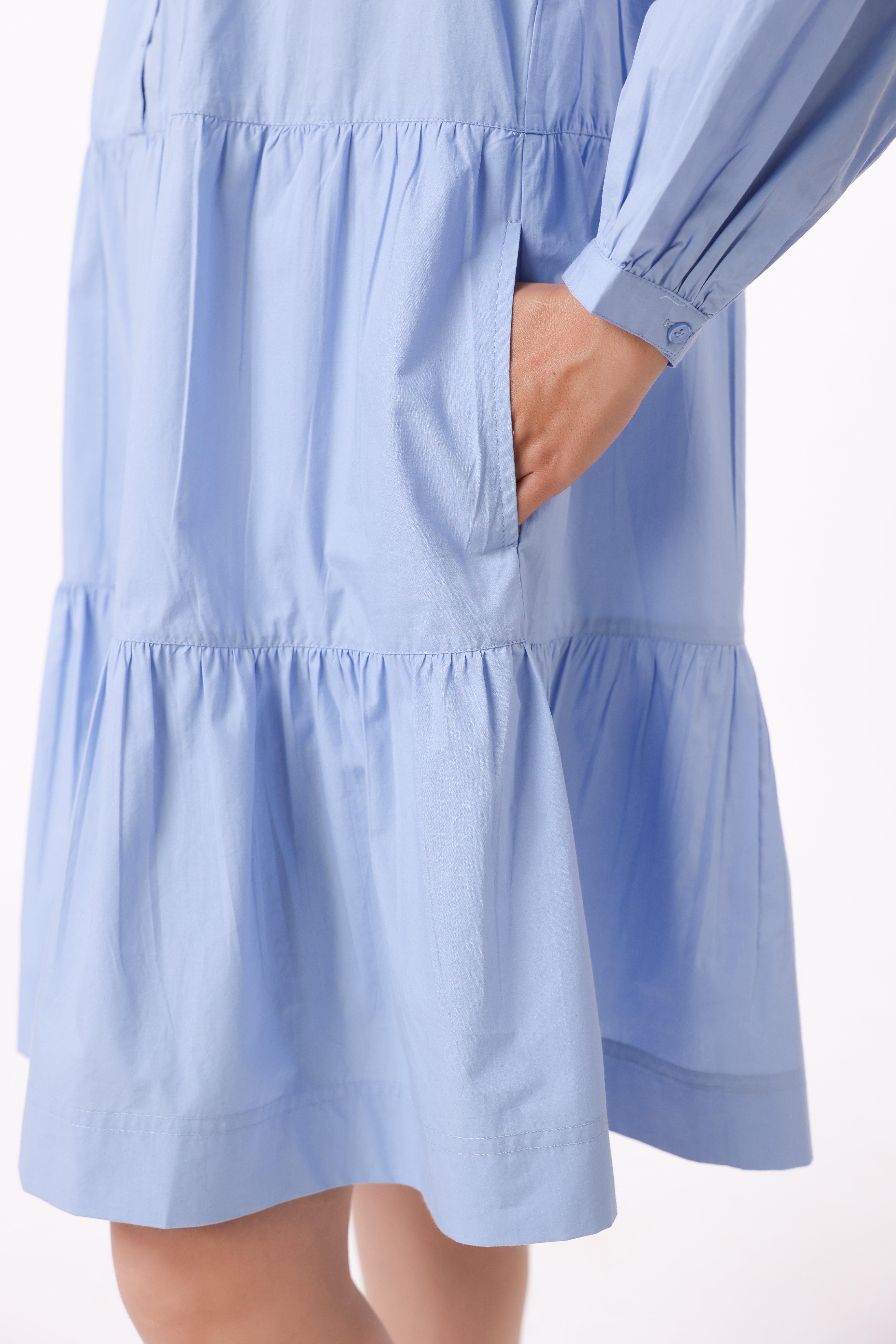 Women’s Blue Cotton Dress