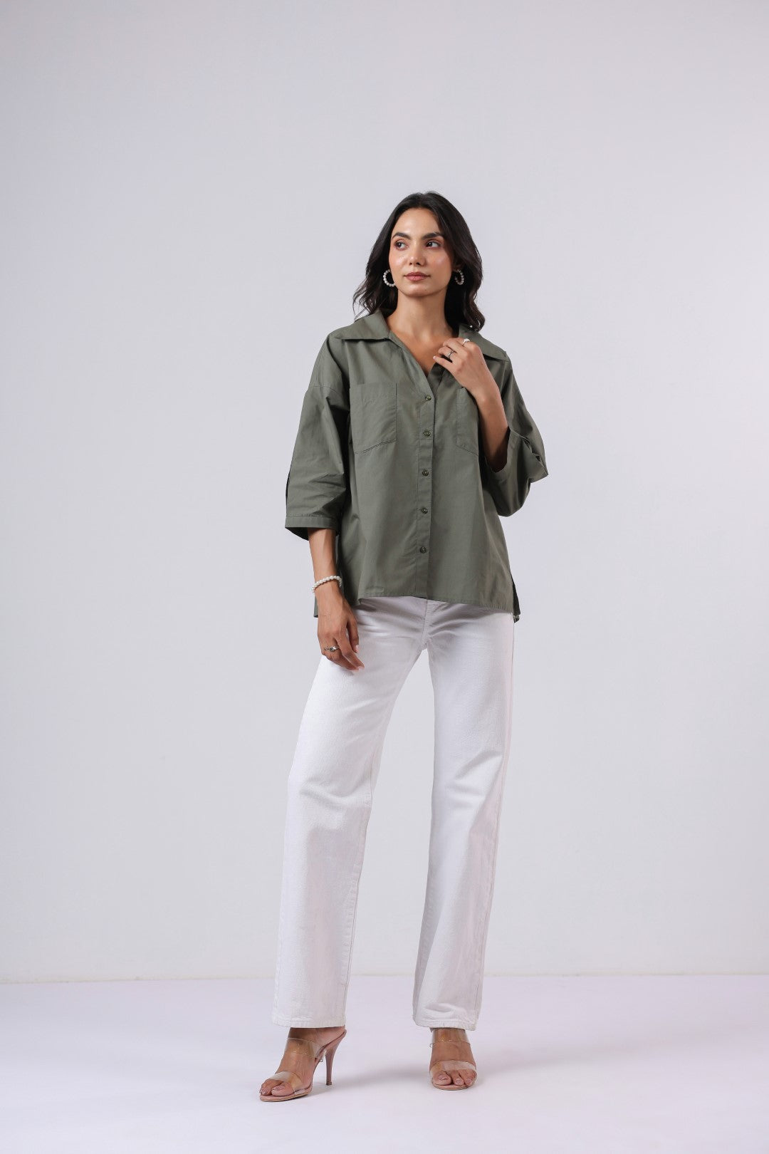 Women’s Green Cotton Top