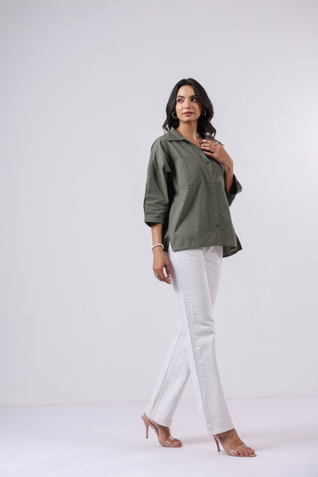 Women’s Green Cotton Top