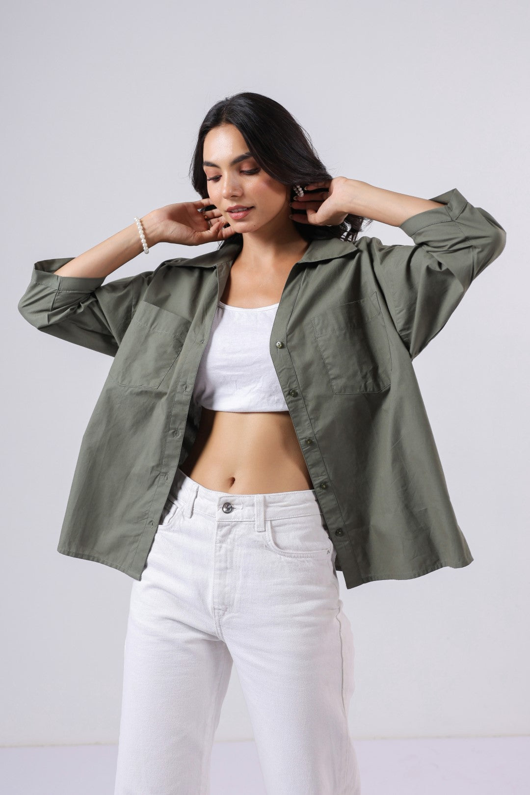 Women’s Green Cotton Top