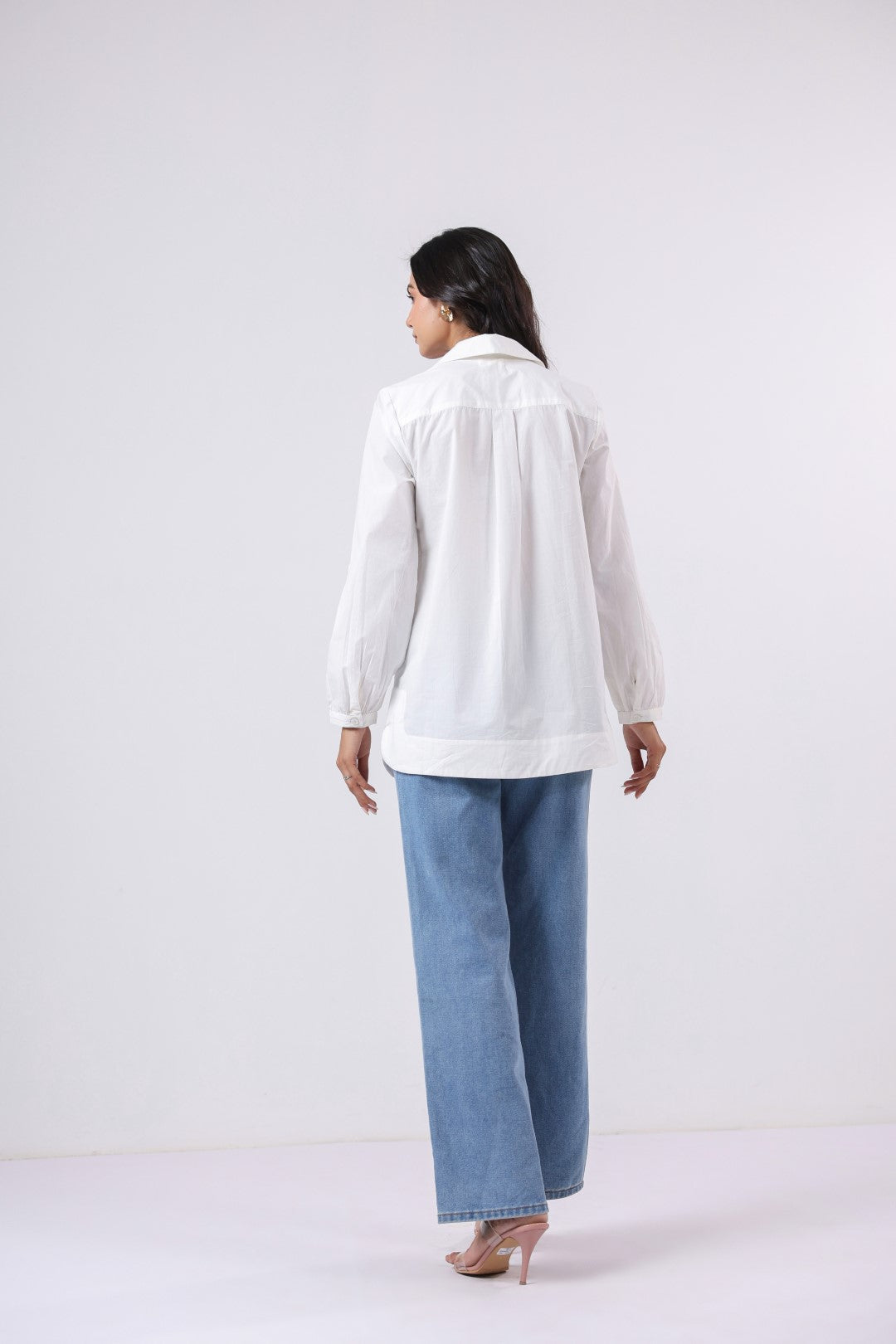 Women’s White Cotton Shirt