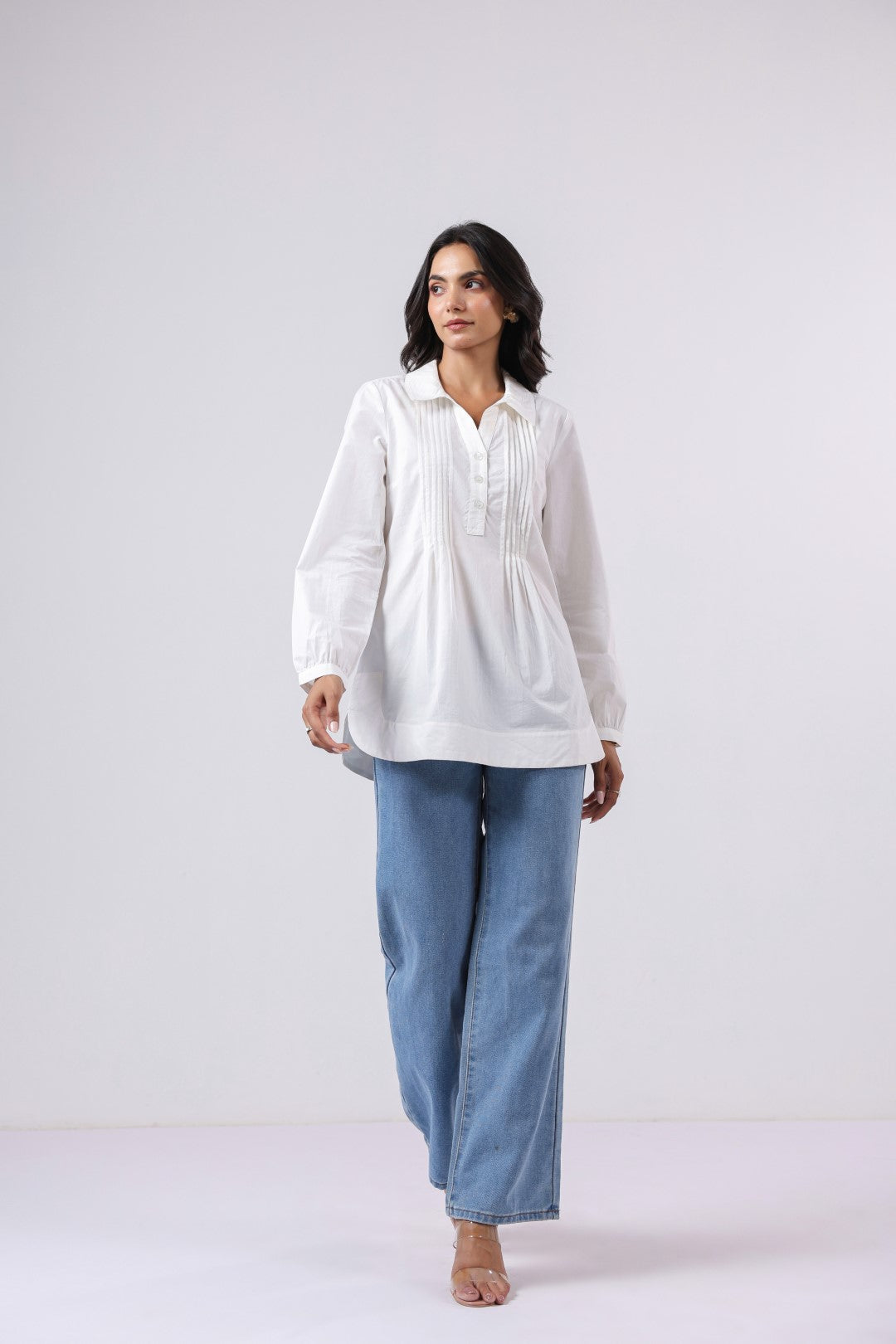 Women’s White Cotton Shirt