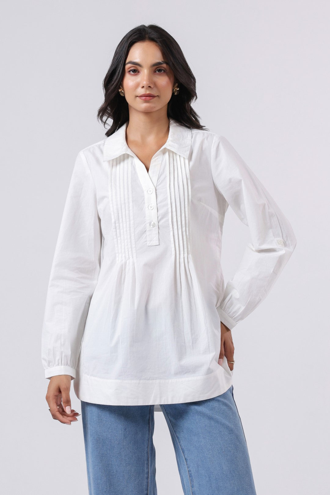 Women’s White Cotton Shirt
