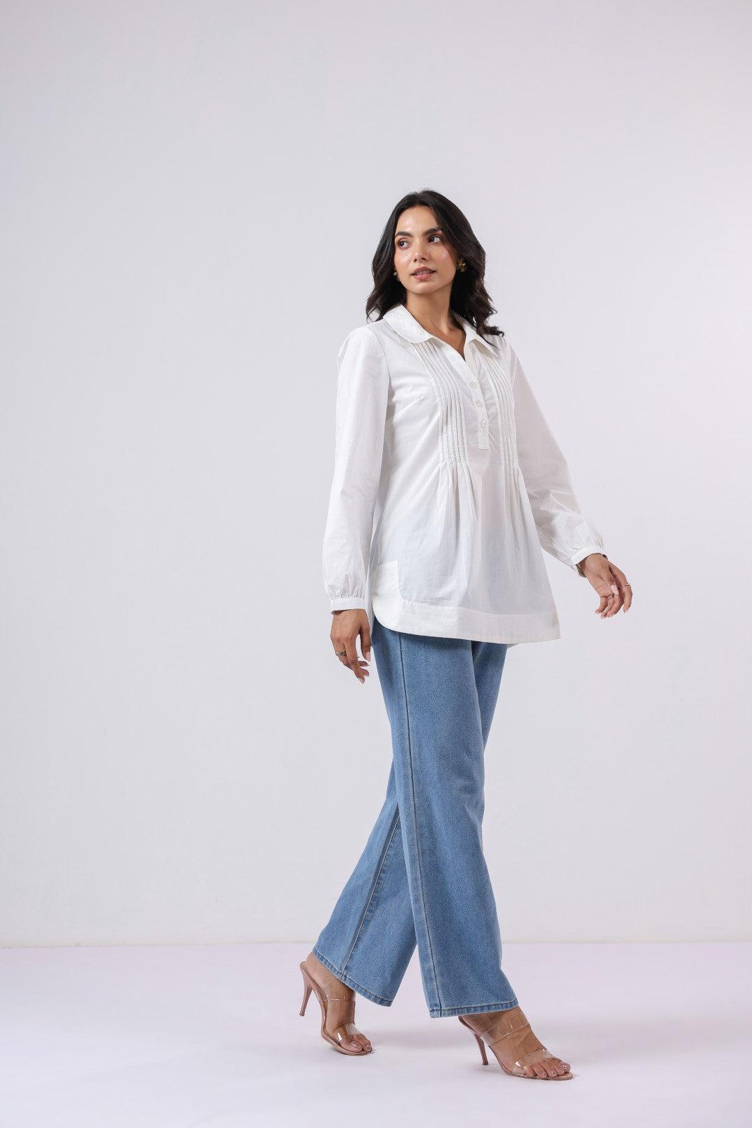 Women’s White Cotton Shirt