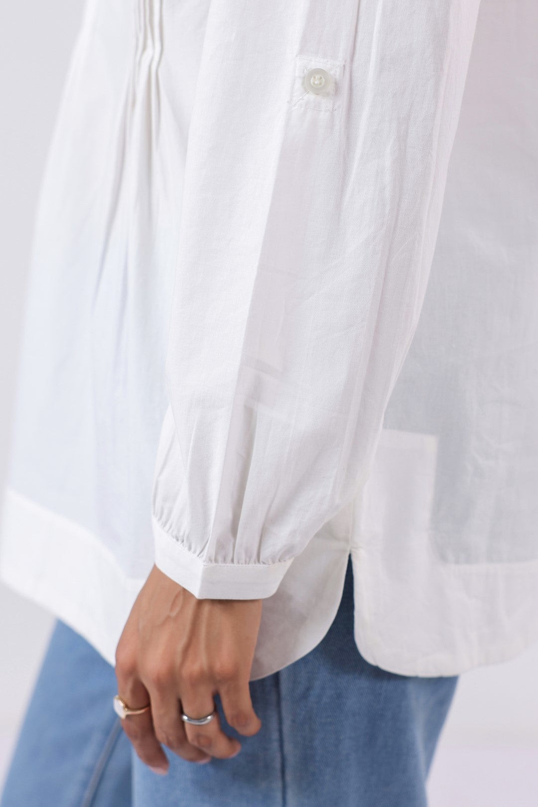 Women’s White Cotton Shirt