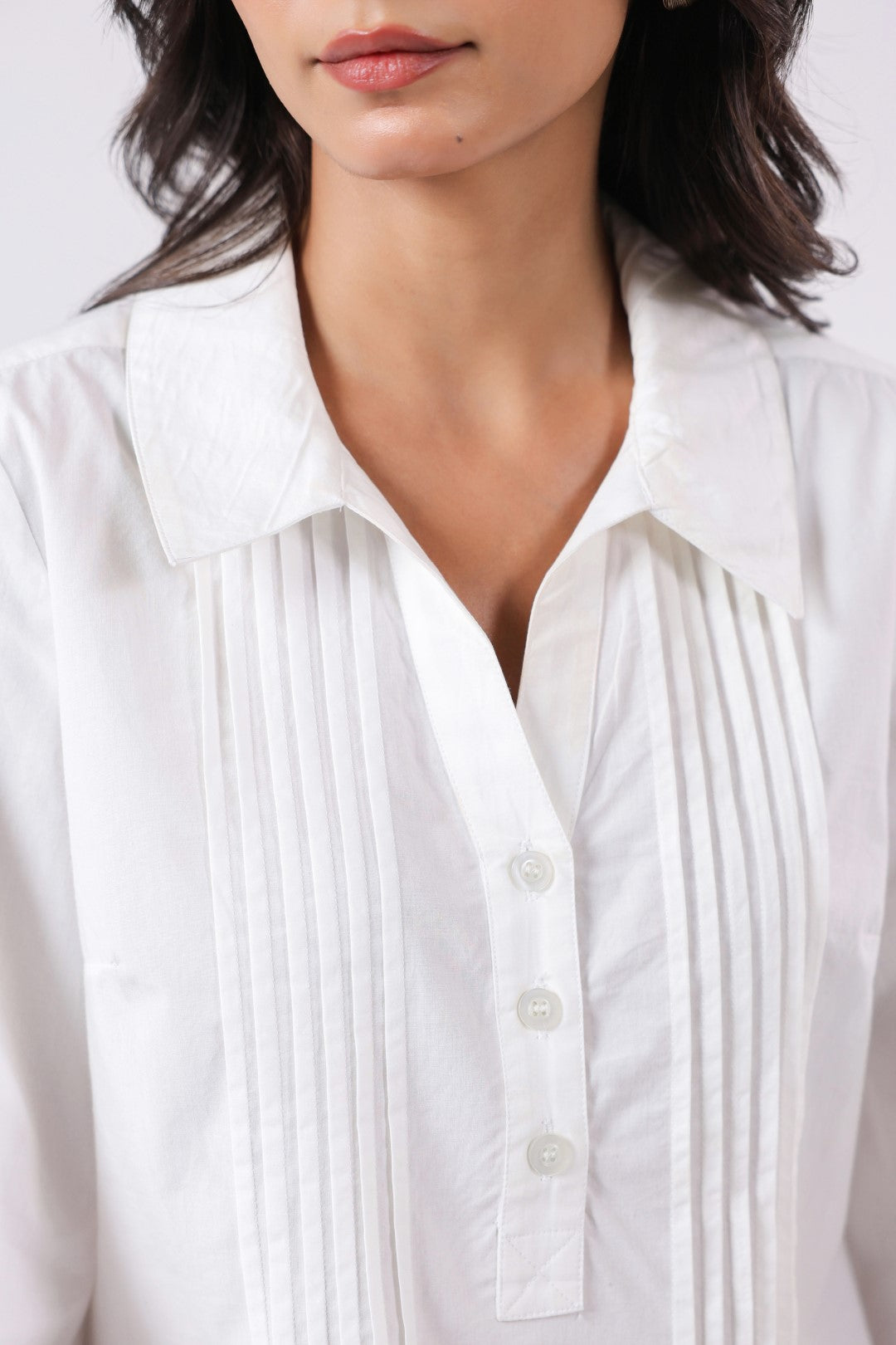 Women’s White Cotton Shirt