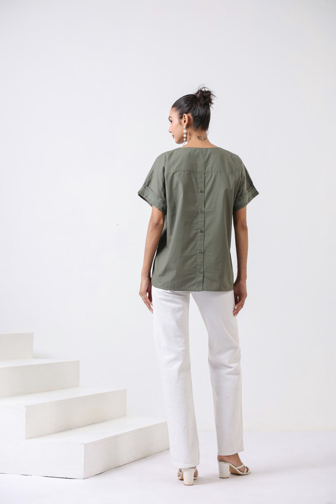 Women’s Green Cotton Top