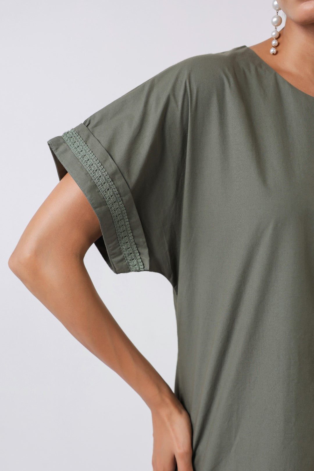 Women’s Green Cotton Top