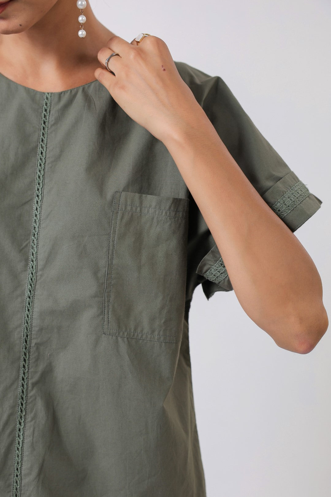 Women’s Green Cotton Top