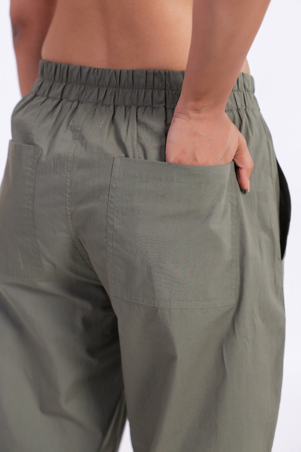 47311917 TROUSER - OLIVE STONE