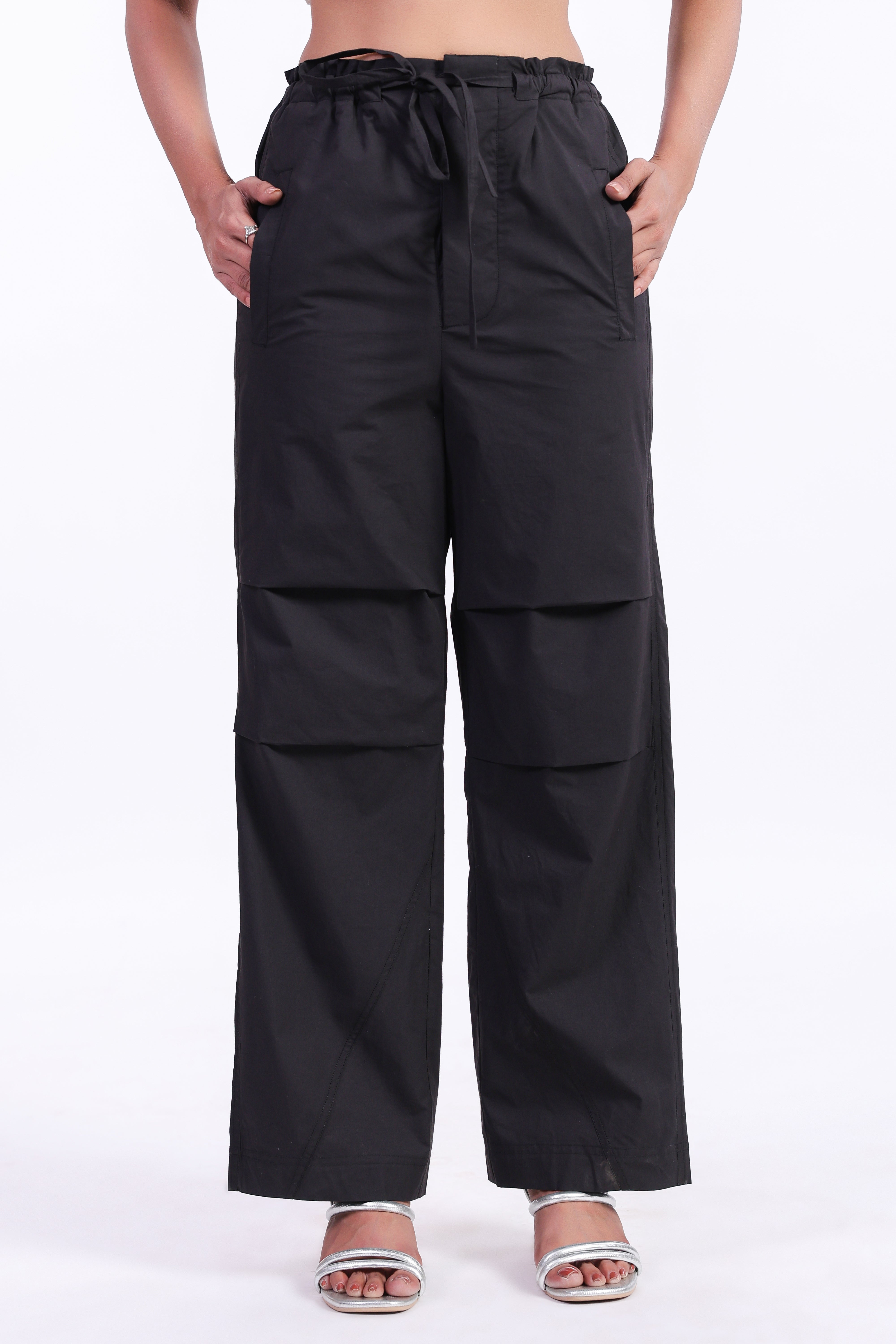 Women’s Black Cotton Trouser