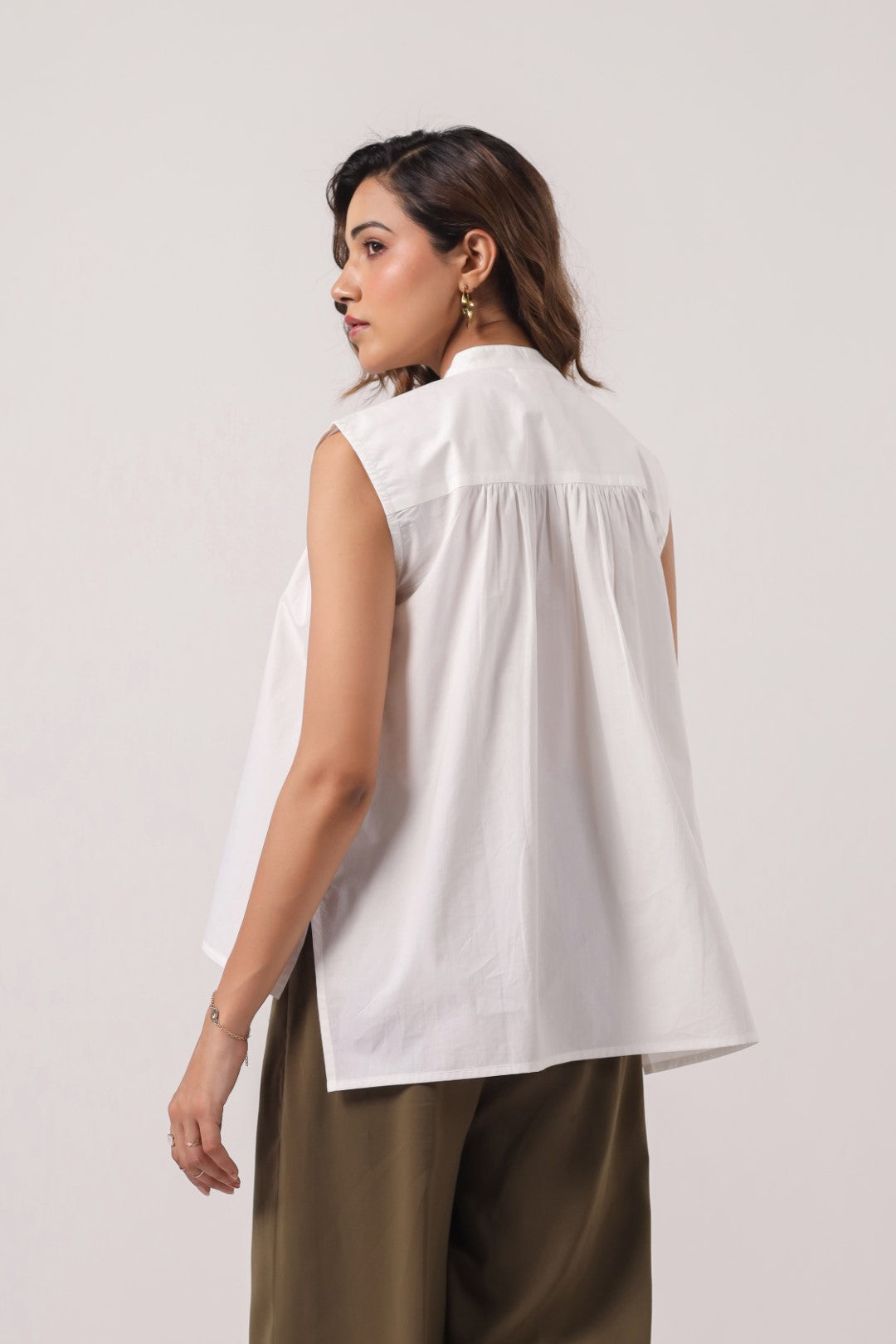 Women’s White Cotton Shirt
