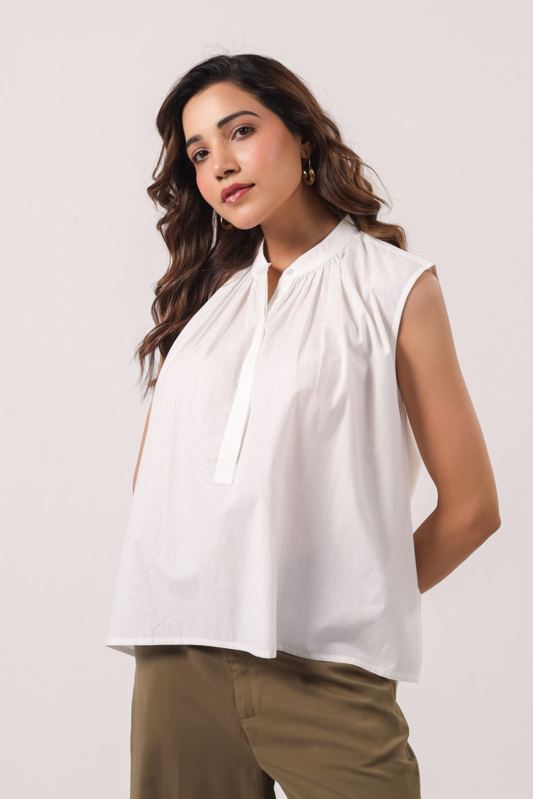 Women’s White Cotton Shirt
