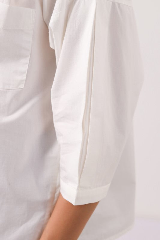 Women’s White Cotton Shirt