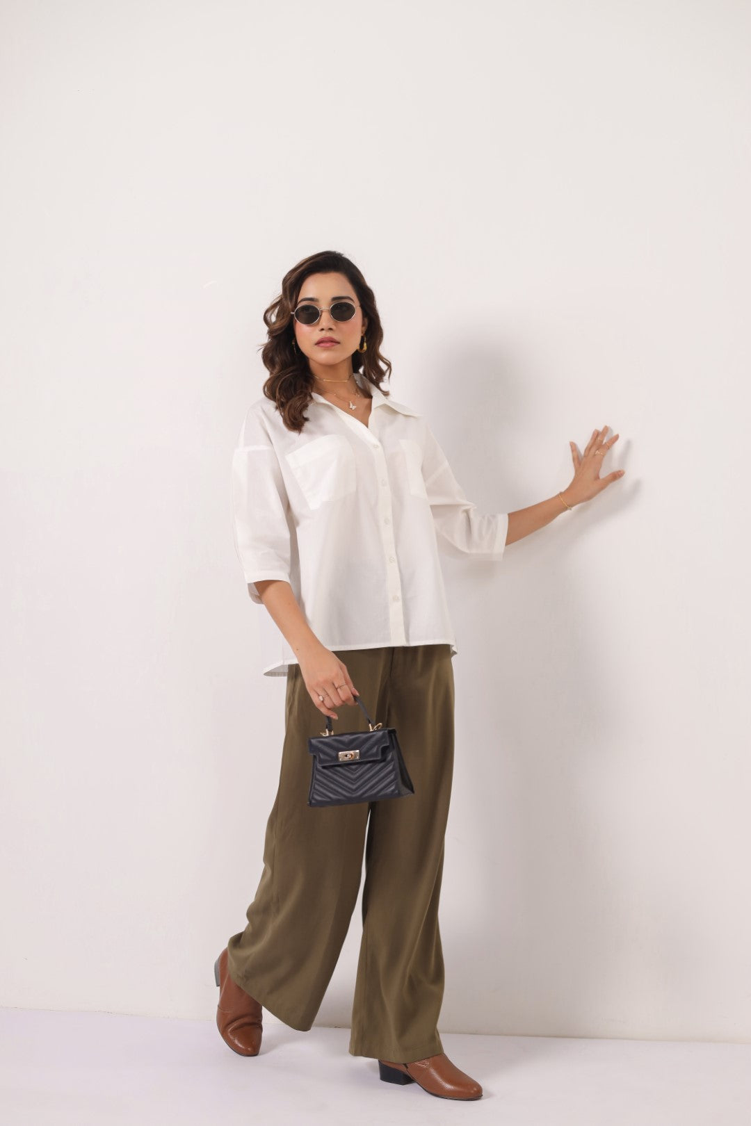 Women’s White Cotton Shirt