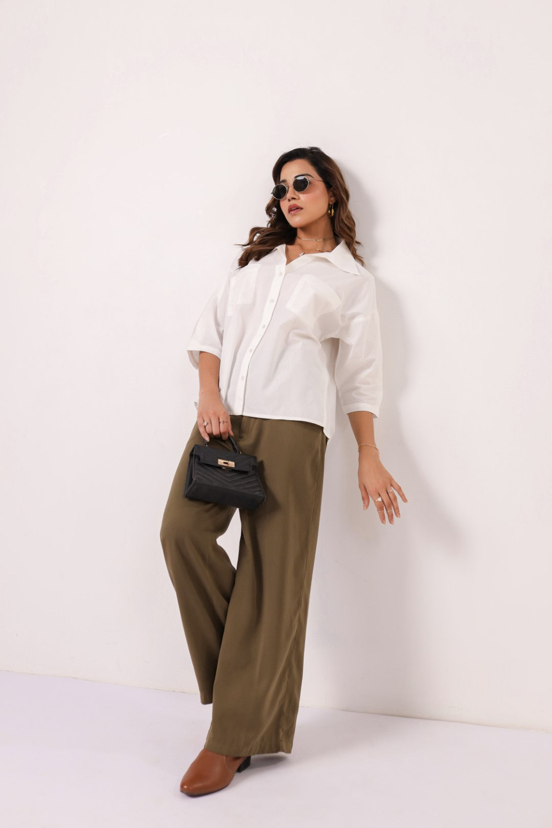 Women’s White Cotton Shirt