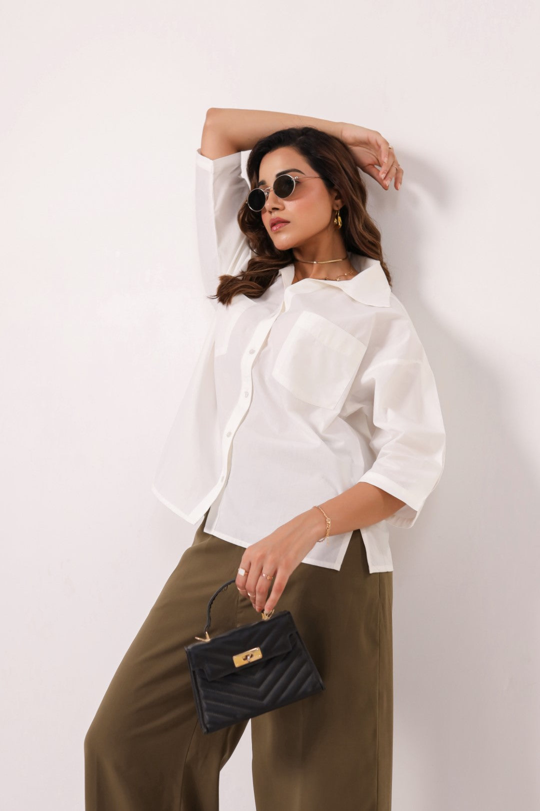 Women’s White Cotton Shirt
