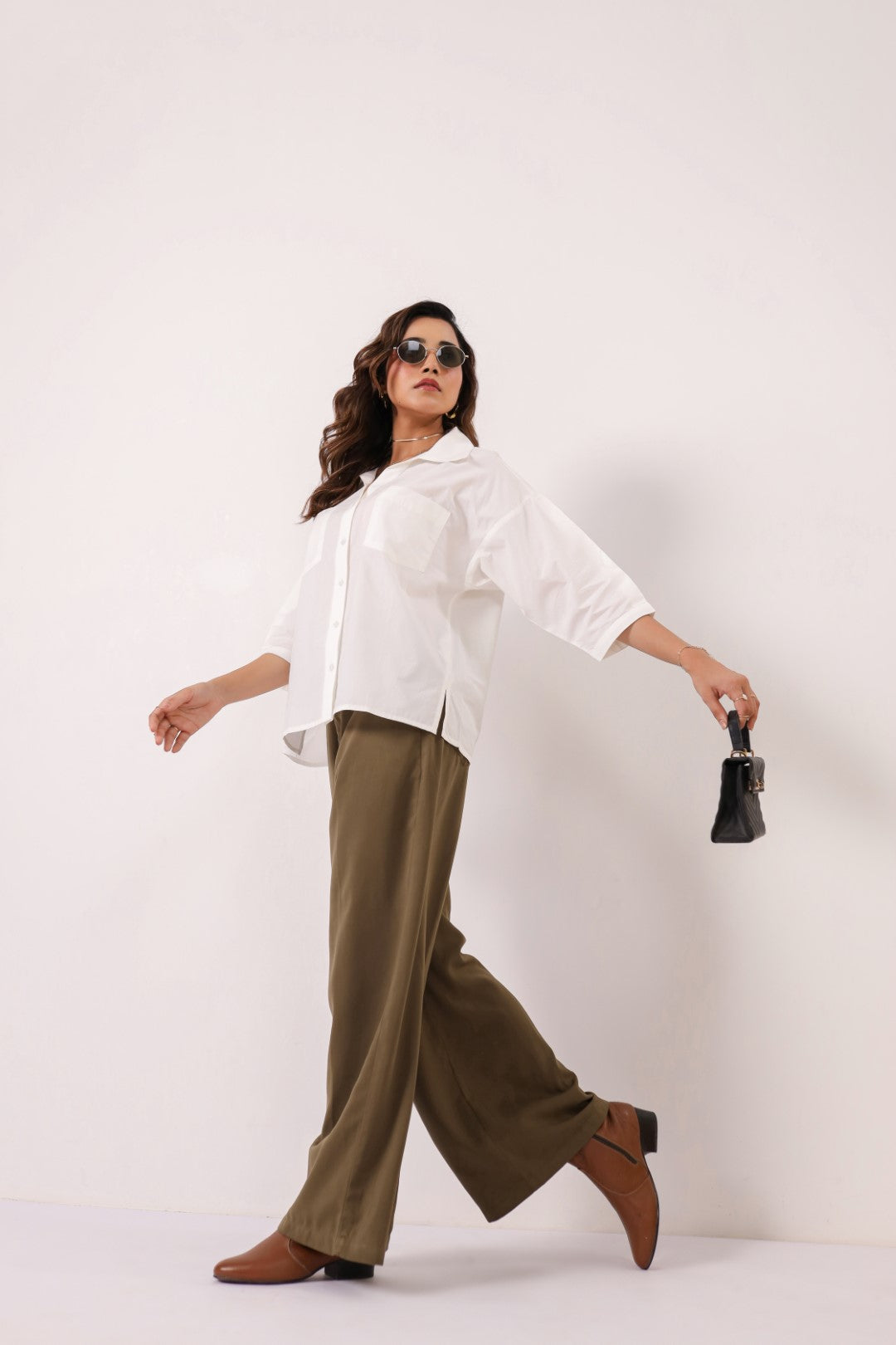 Women’s White Cotton Shirt